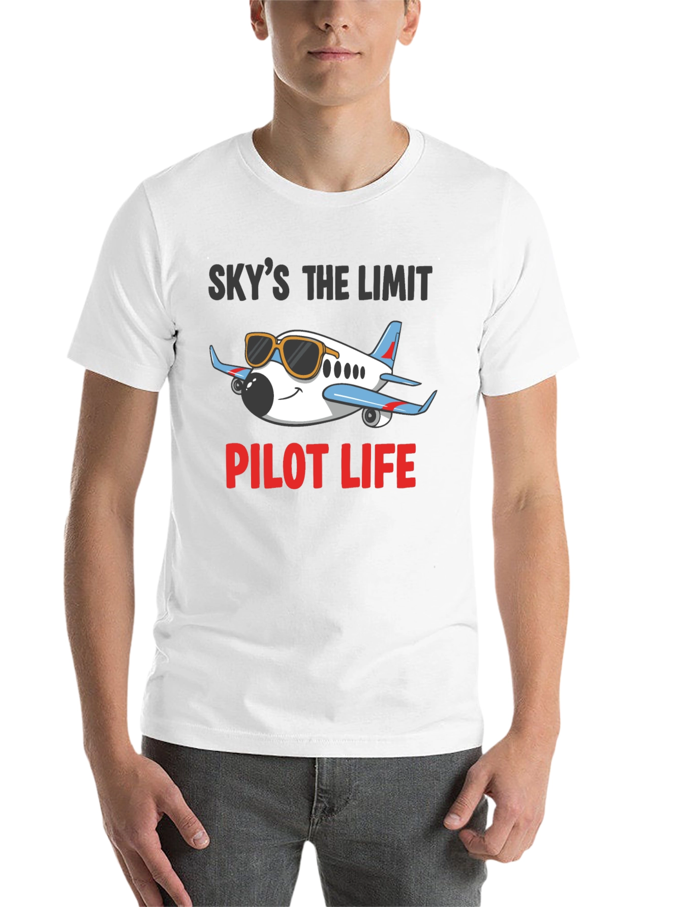 Pilot Life Tee - Sky's the Limit Graphic T-Shirt - 14