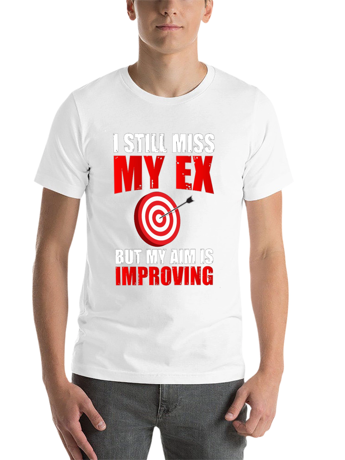 Black I Still Miss My Ex T-Shirt - Funny Graphic Tee view 14