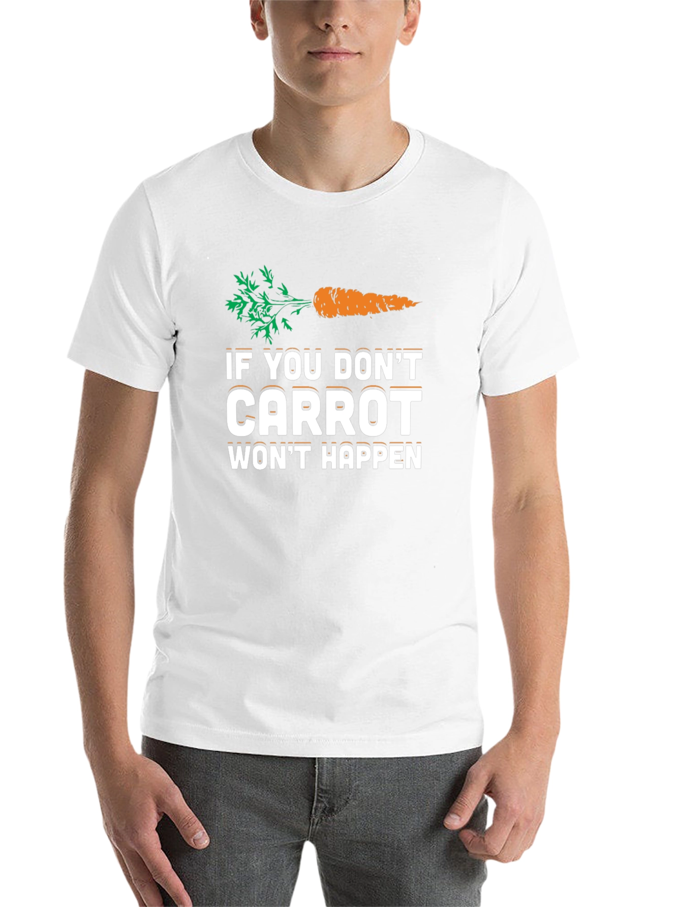 Black If You Don't Carrot Funny T-Shirt view 14