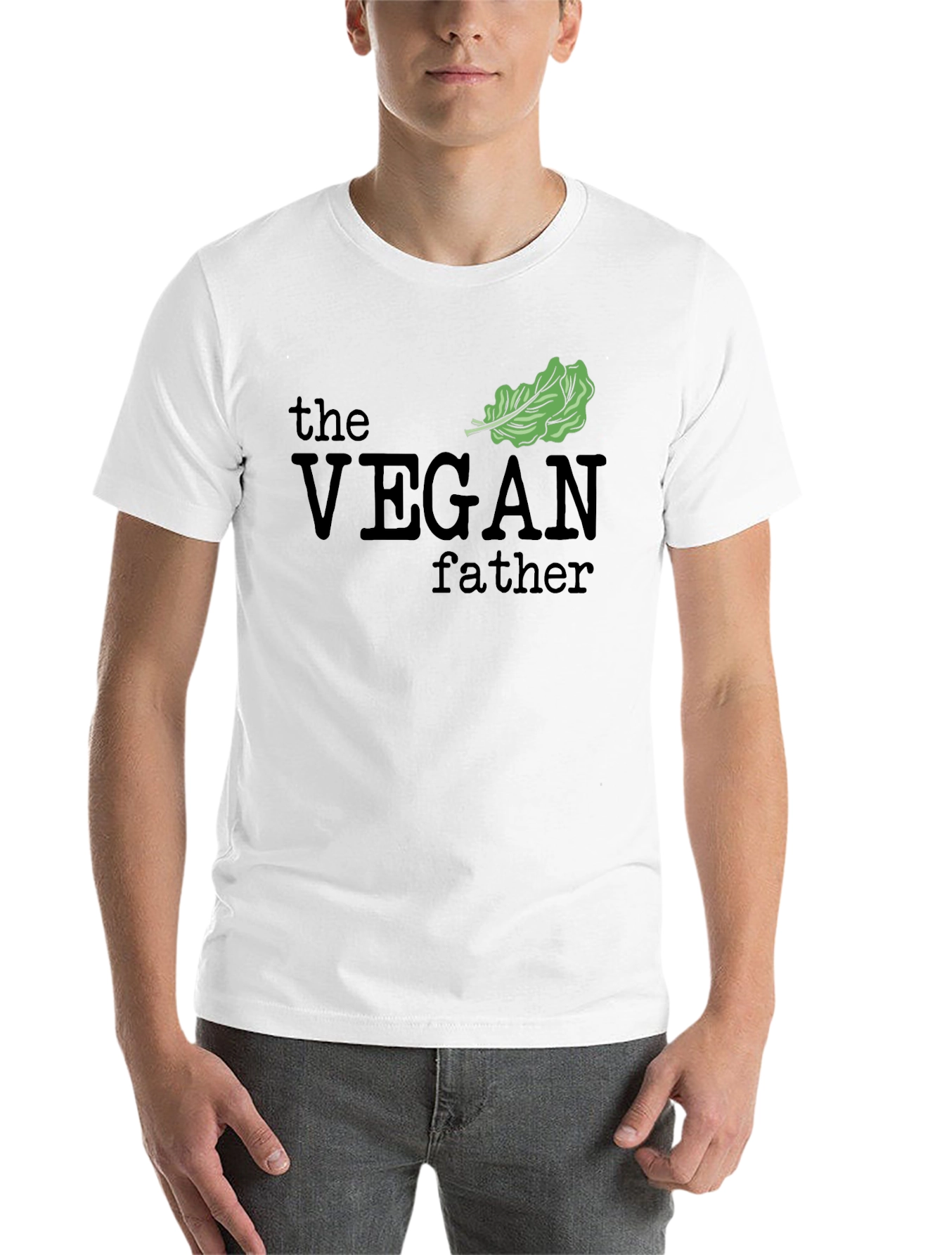 Black Vegan Father Graphic Tee view 14