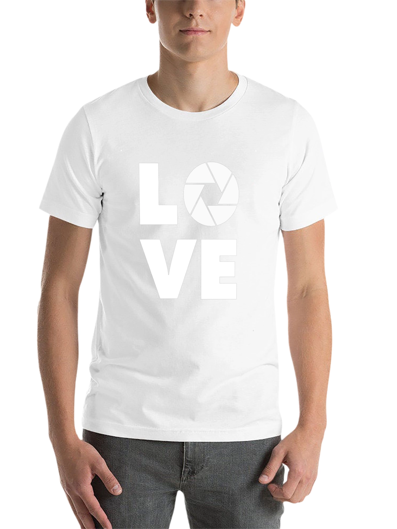 Black Photographer Love Graphic T-Shirt - Black view 14