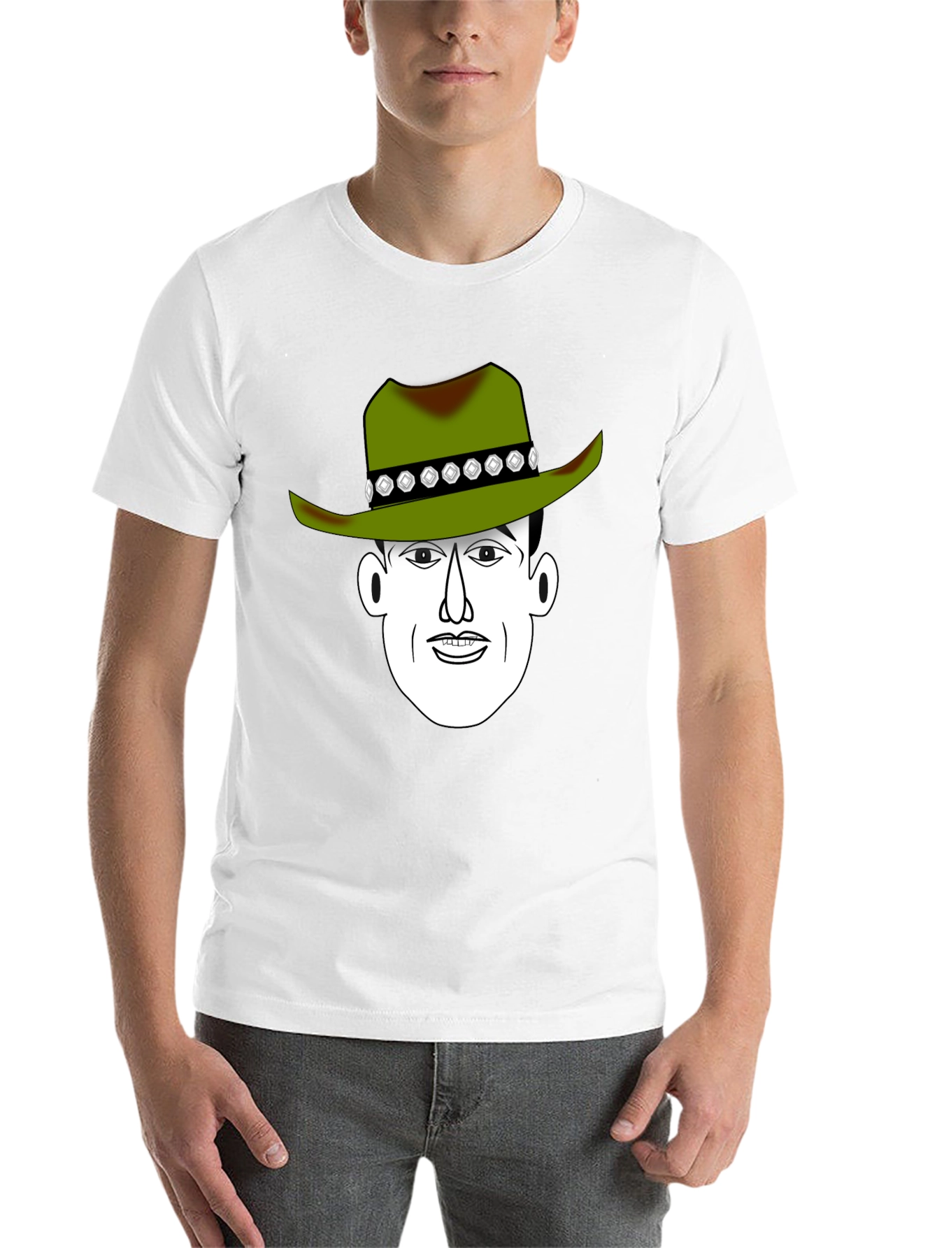 Black Cartoon Cowboy Graphic Tee view 14