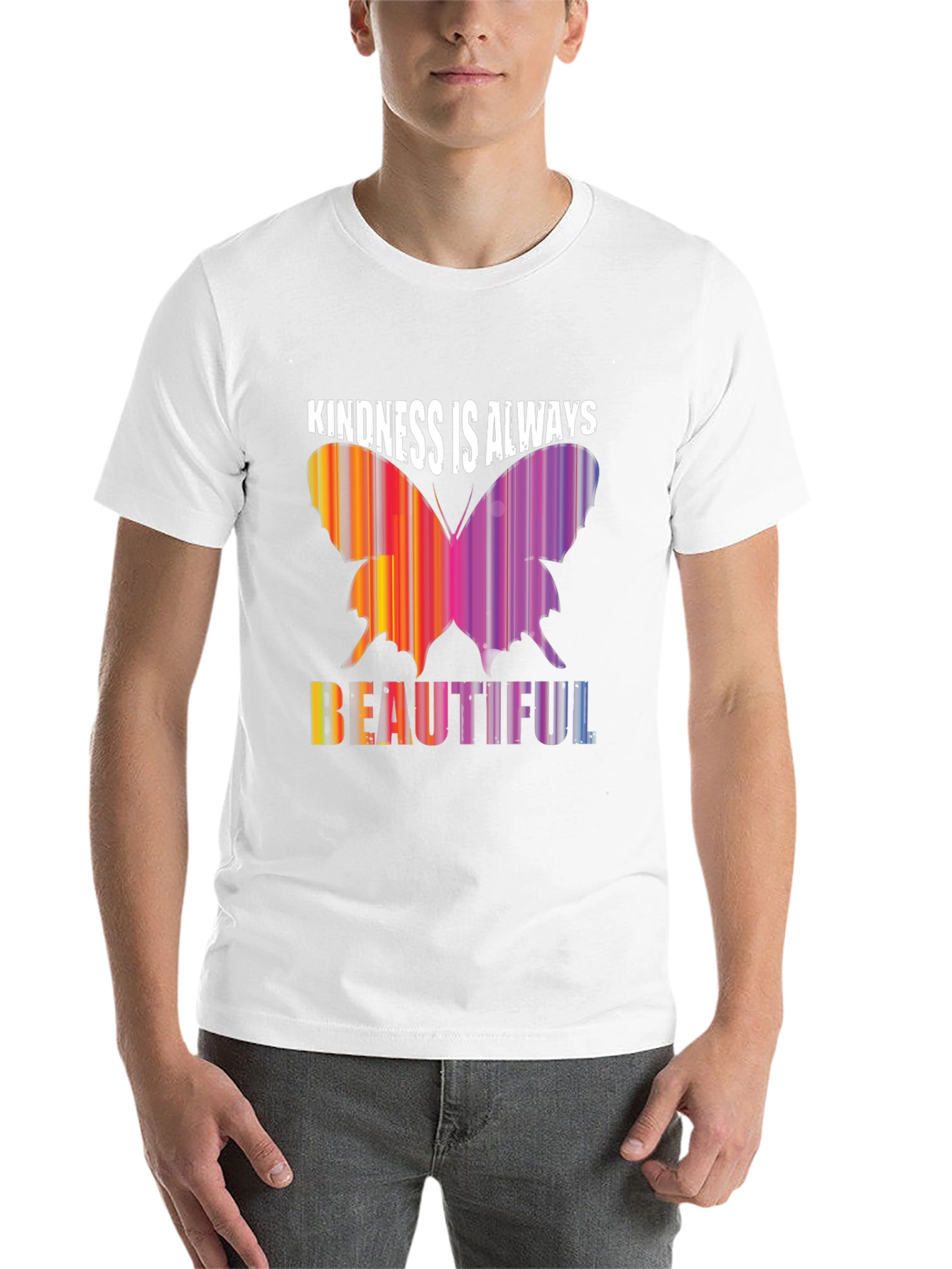 Black Kindness Is Always Beautiful Black Tee view 14