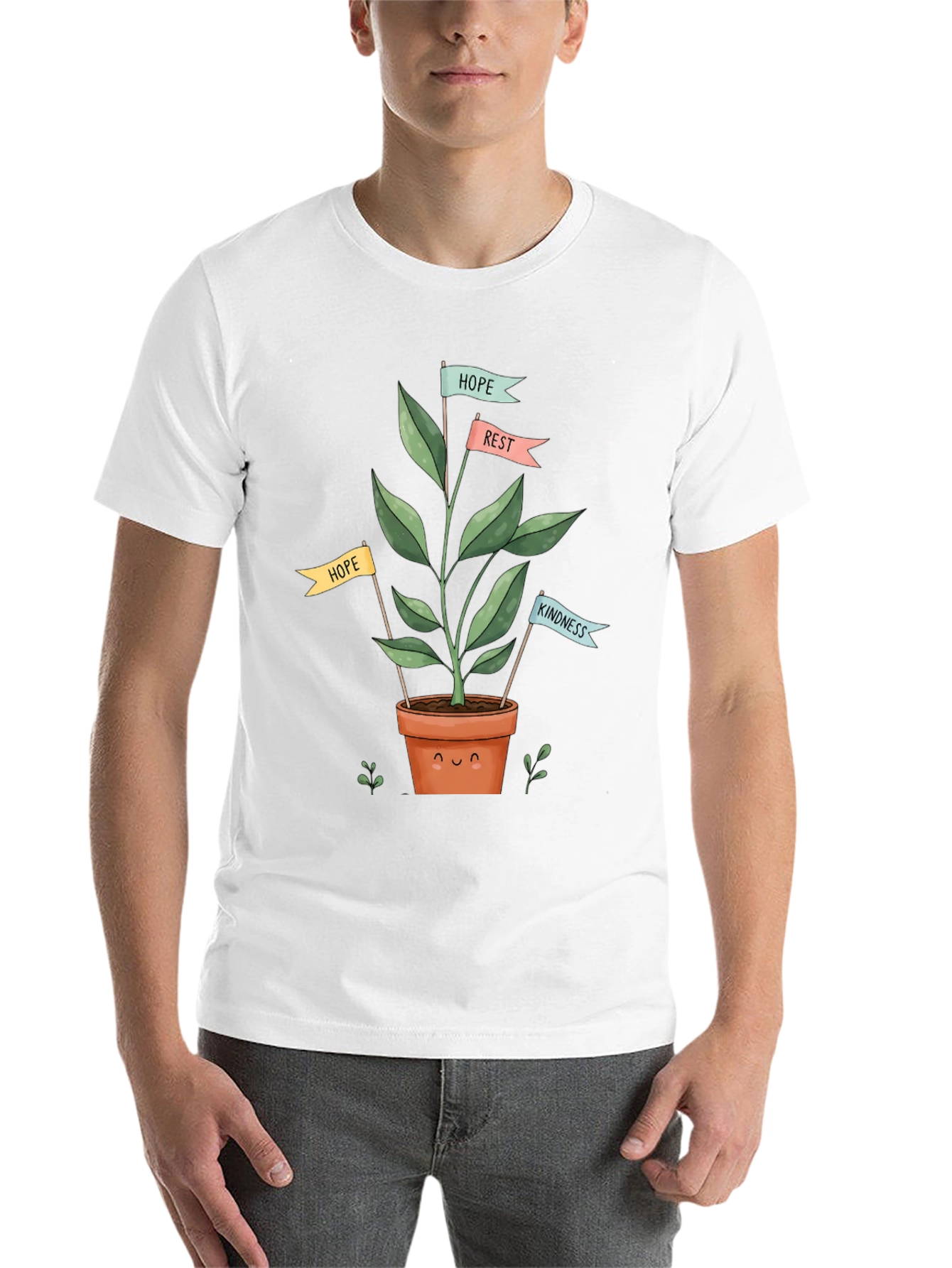 Black Planting Kindness T-Shirt - Hope, Rest & Love view 14