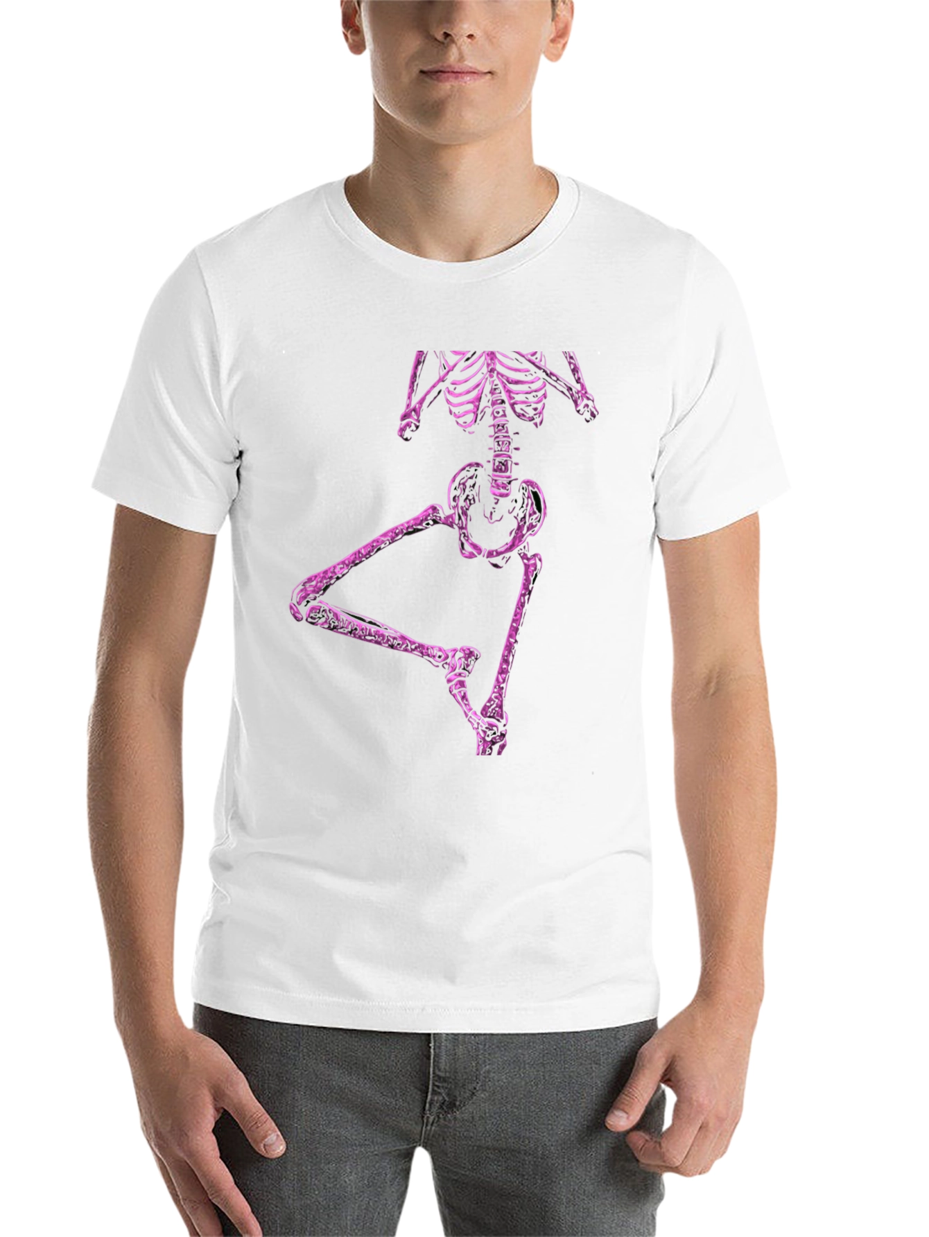 Black Skeleton Dance T-Shirt - Men's Black Tee view 14