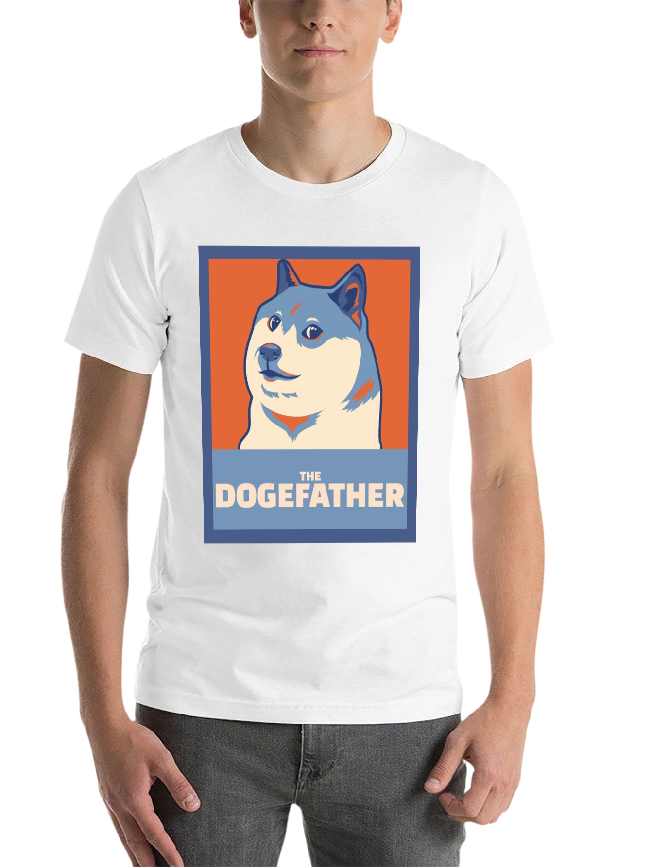 Black The Dogefather T-Shirt - Meme Humor Graphic Tee view 14