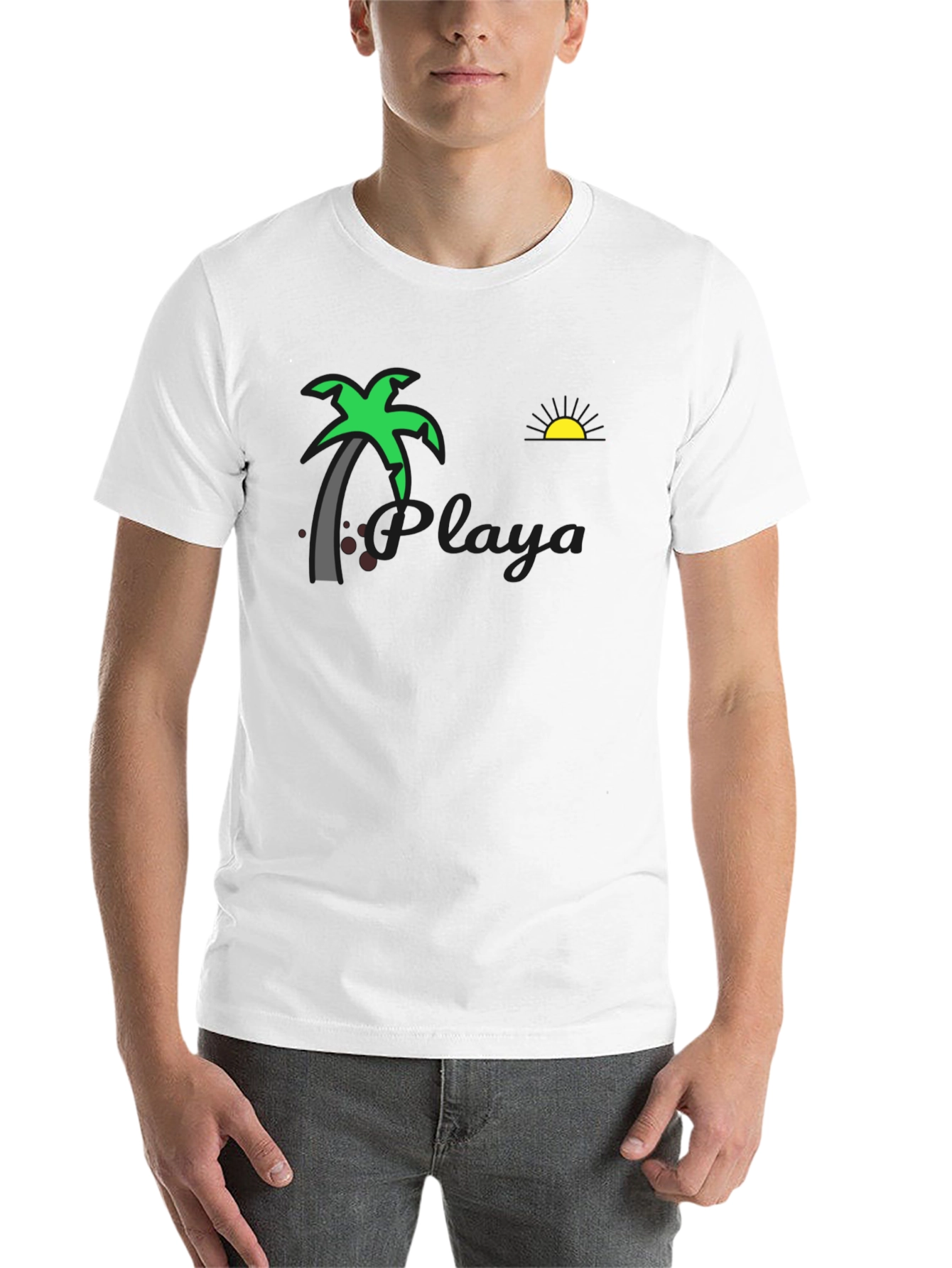 Black Playa Beach Graphic T-Shirt - Tropical Vacation Vibes view 14