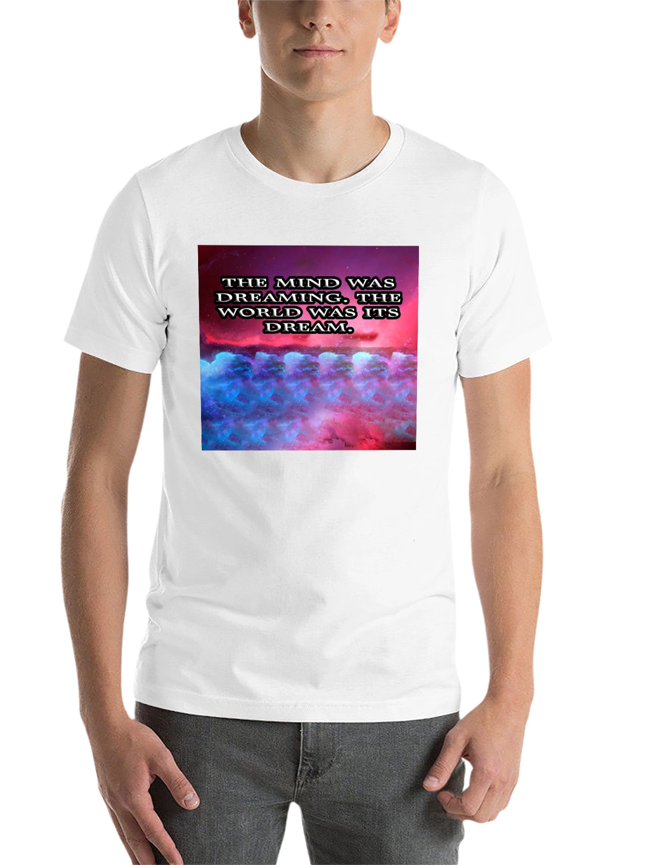 Black Mind Dreaming T-Shirt - Unique Graphic Tee view 14