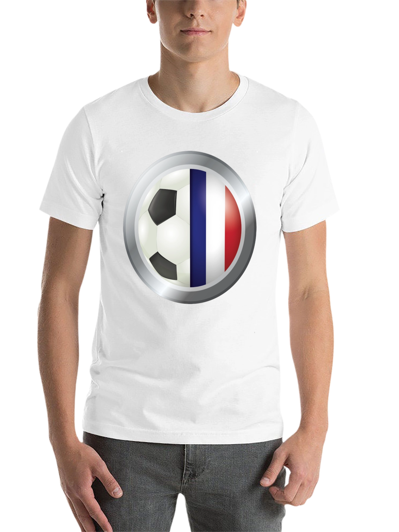 Black France Soccer Fan T-Shirt - Stylish Football Tee view 14