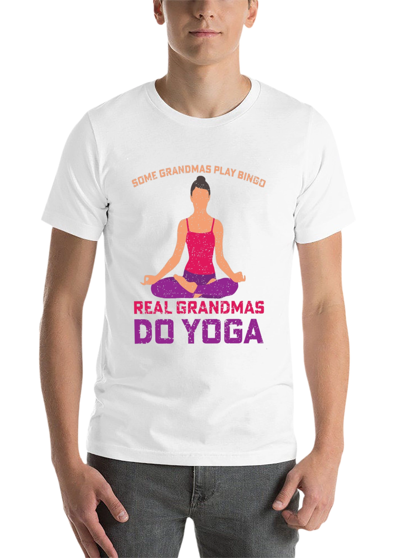 Black Yoga Grandmas T-Shirt - Play Bingo view 14