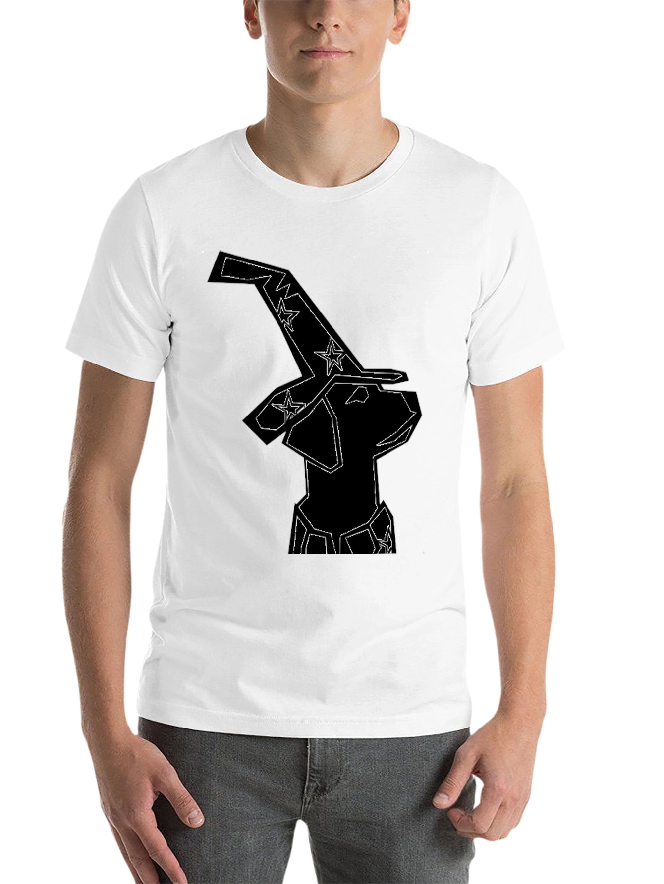 Black Wizard Dog T-Shirt - Magical Canine Tee view 14