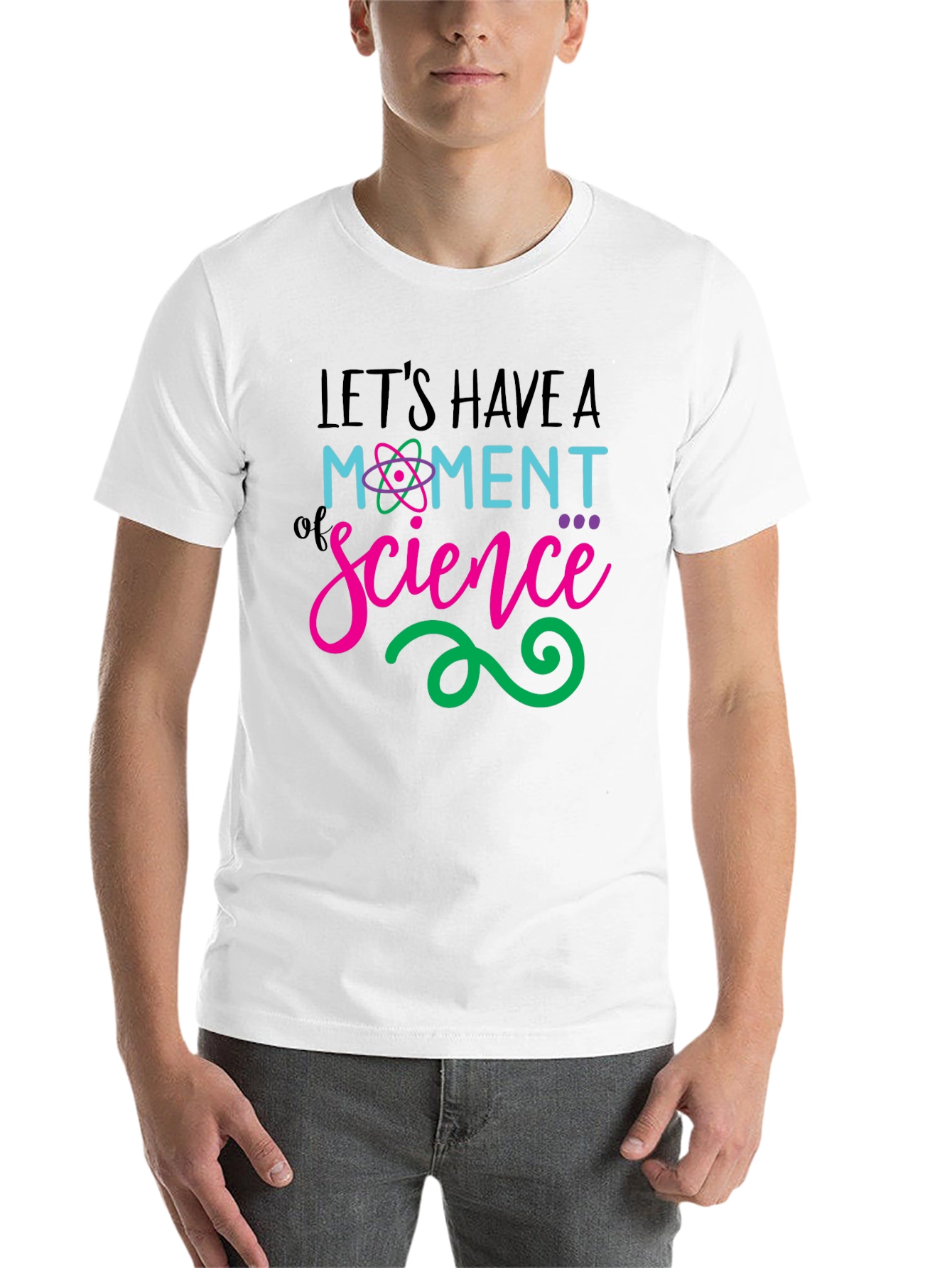 Black Science Moment T-Shirt - Black Cotton Blend view 14