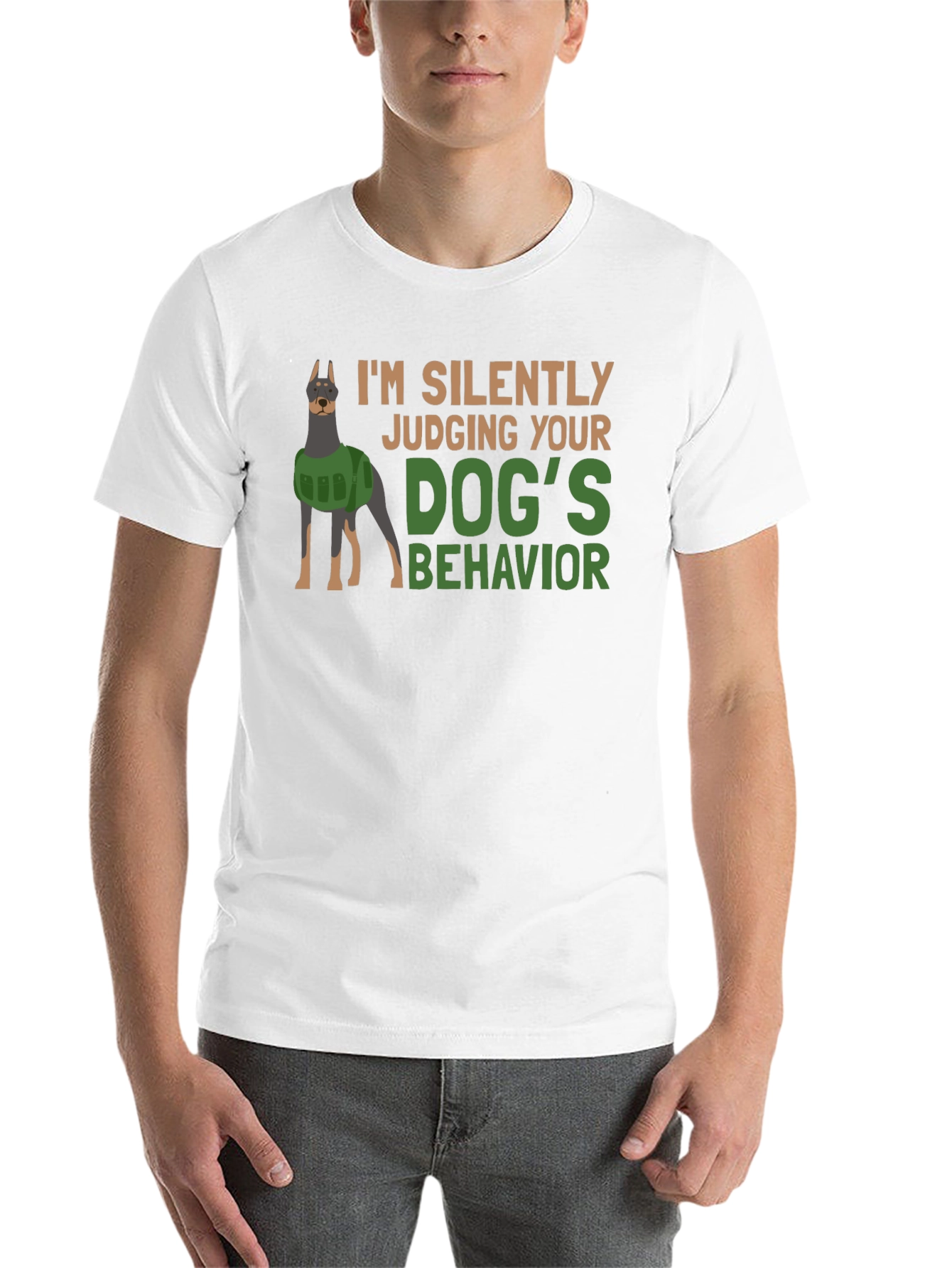 Black Dog Behavior T-Shirt - Judging You Silently! view 14