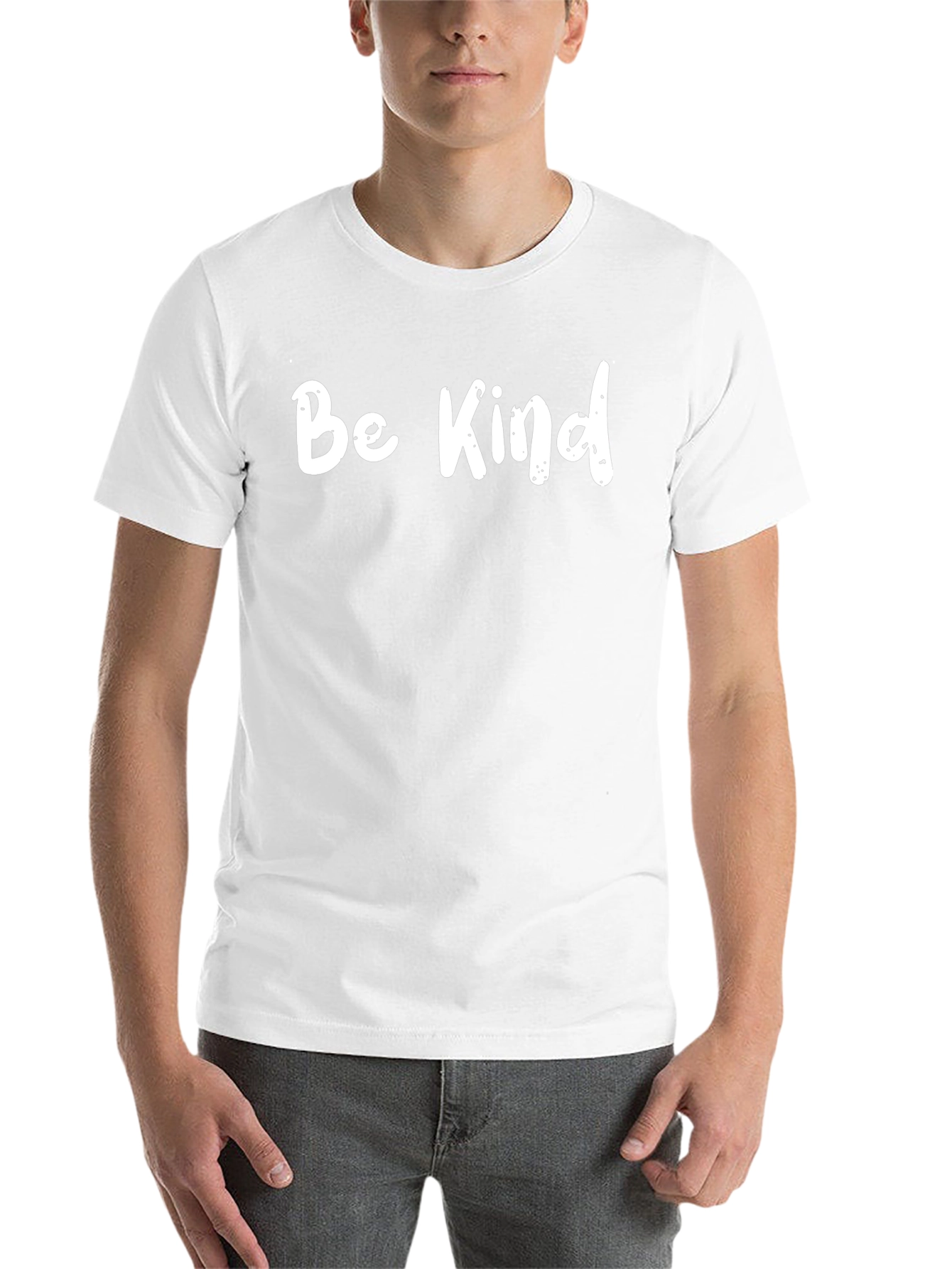 Black Be Kind Black T-Shirt, Inspirational Graphic Tee view 14
