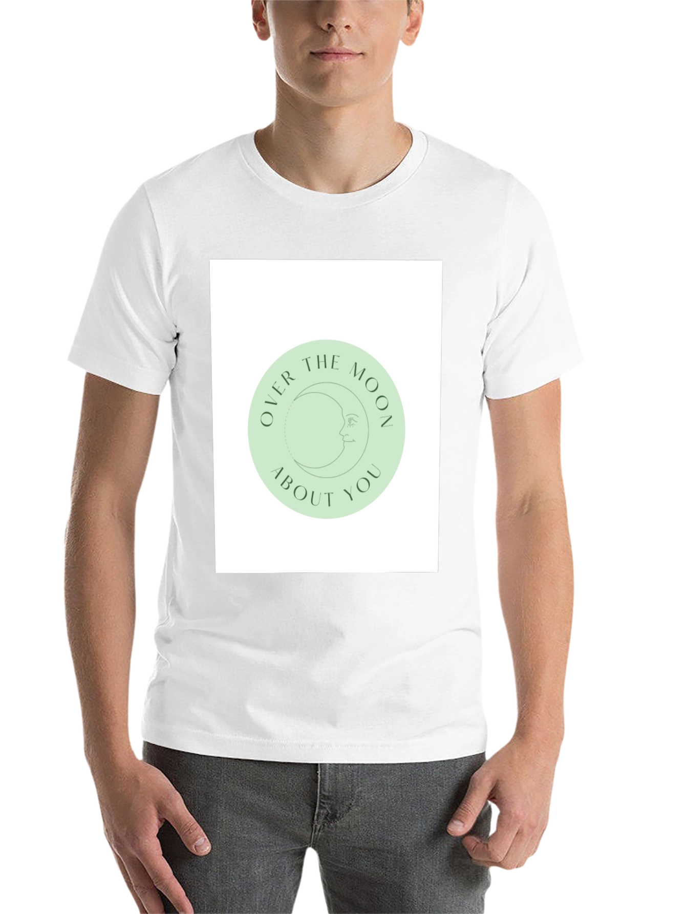 Black Over the Moon About You Graphic Tee view 14