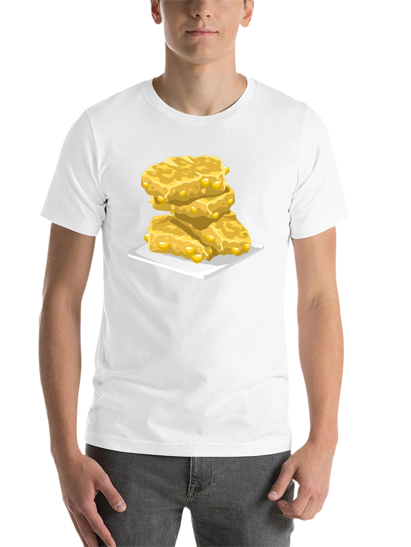 Sweet Cornbread Stack Graphic Tee - Casual Comfort - 14