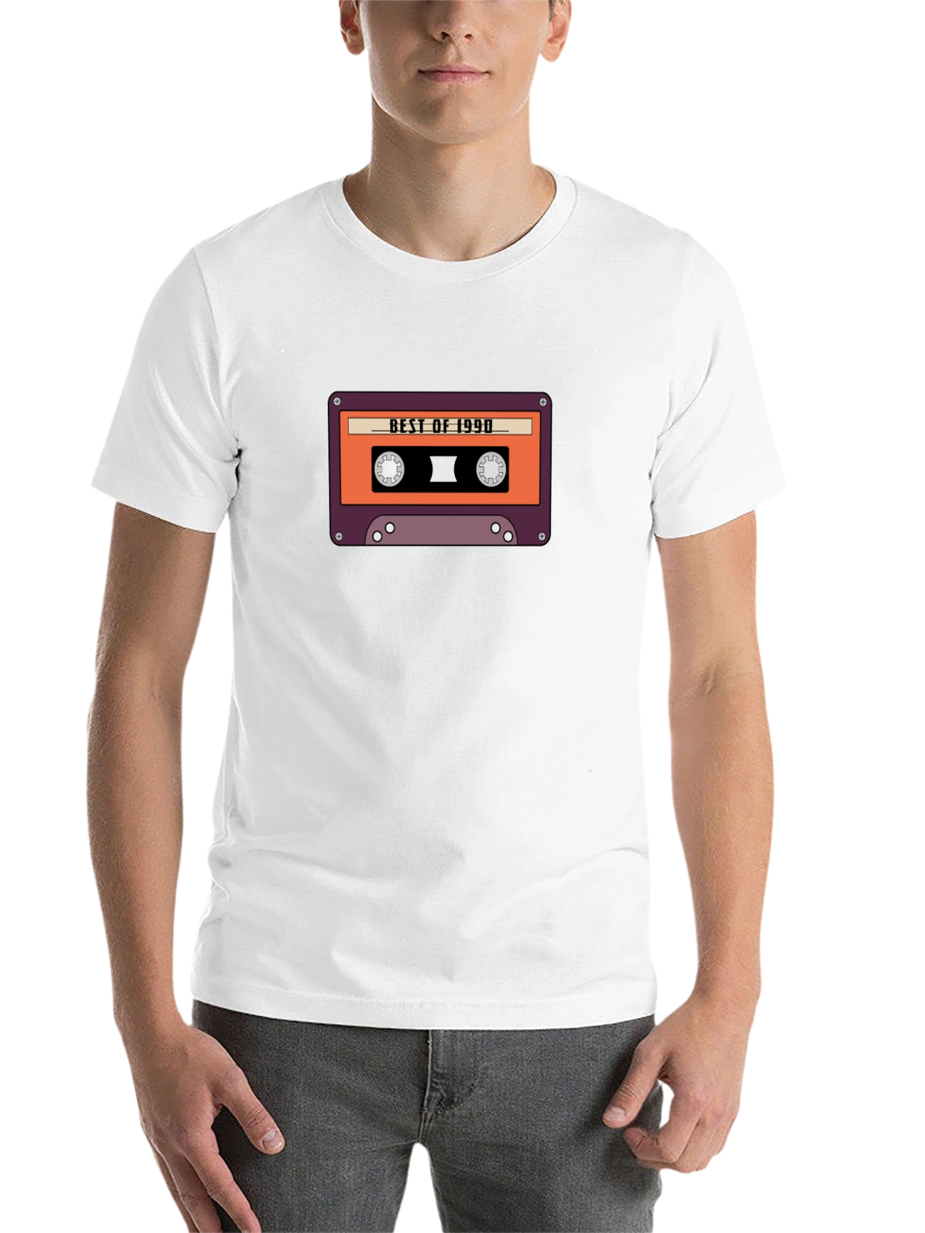 Black Retro Best of 1990 Cassette Tape Graphic Tee view 14