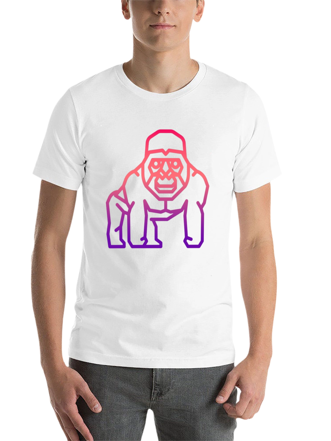 Black Gorilla Graphic Tee - Modern Streetwear view 14