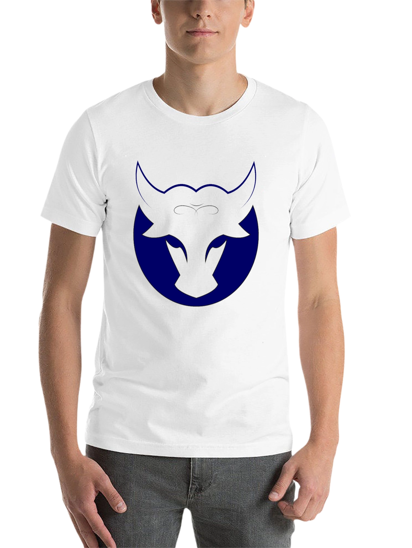 Black Bull Logo Tee - Mens Black Graphic T-Shirt view 14