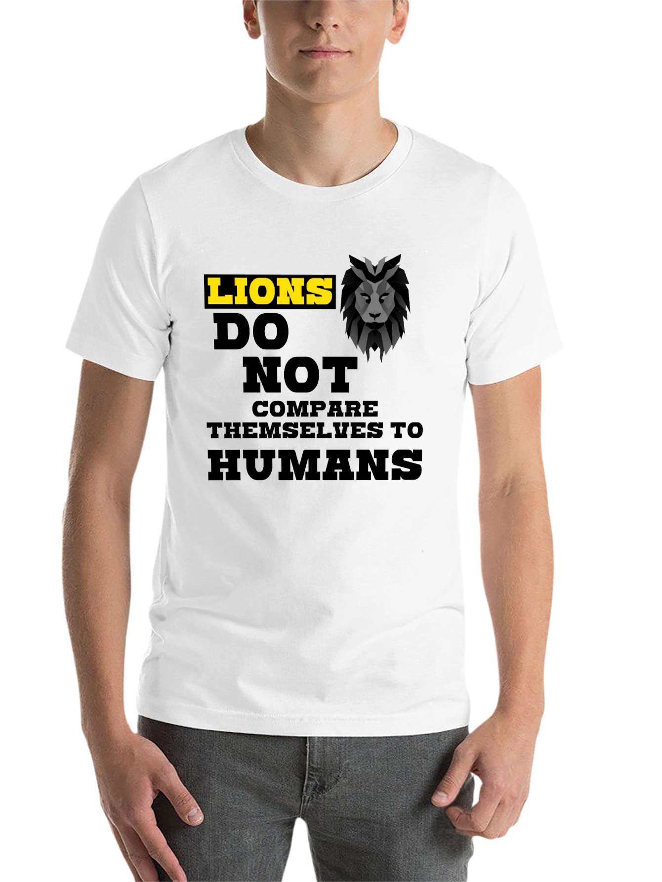 Black Lion's Don't Compare T-Shirt view 14