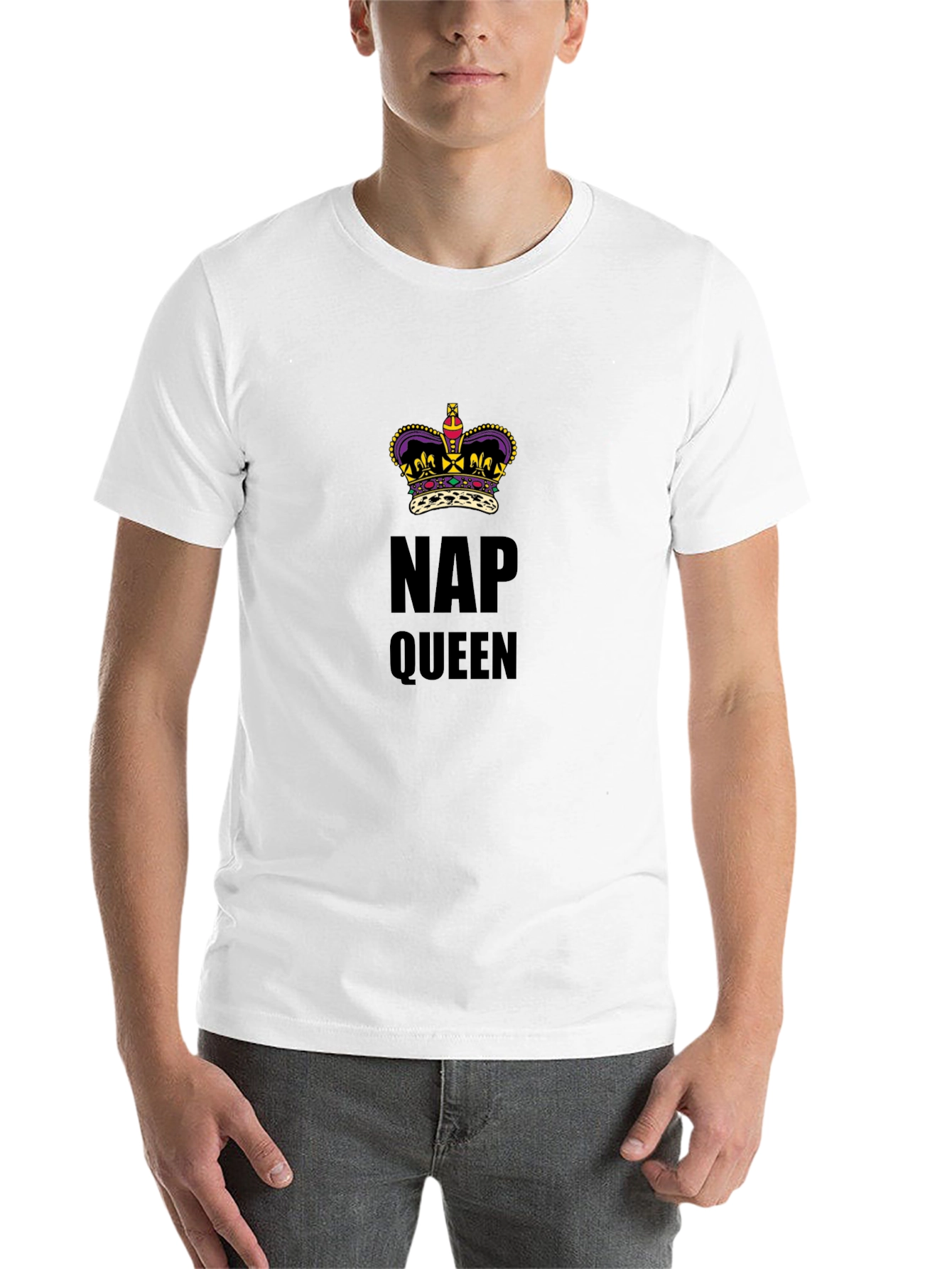 Black Nap Queen Graphic Tee - Comfortable Relaxed Fit view 14