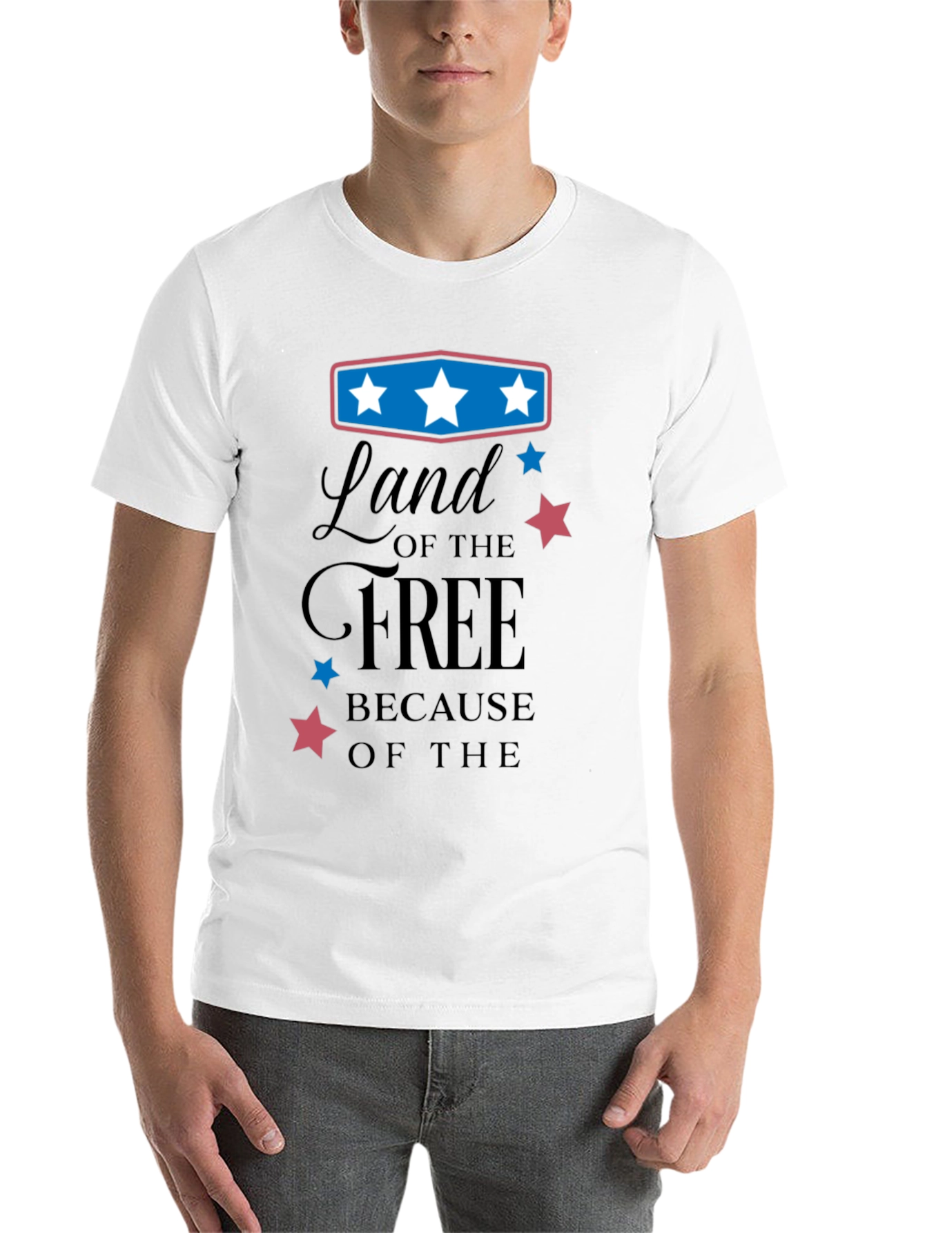 Black Land of the Free Graphic Tee view 14