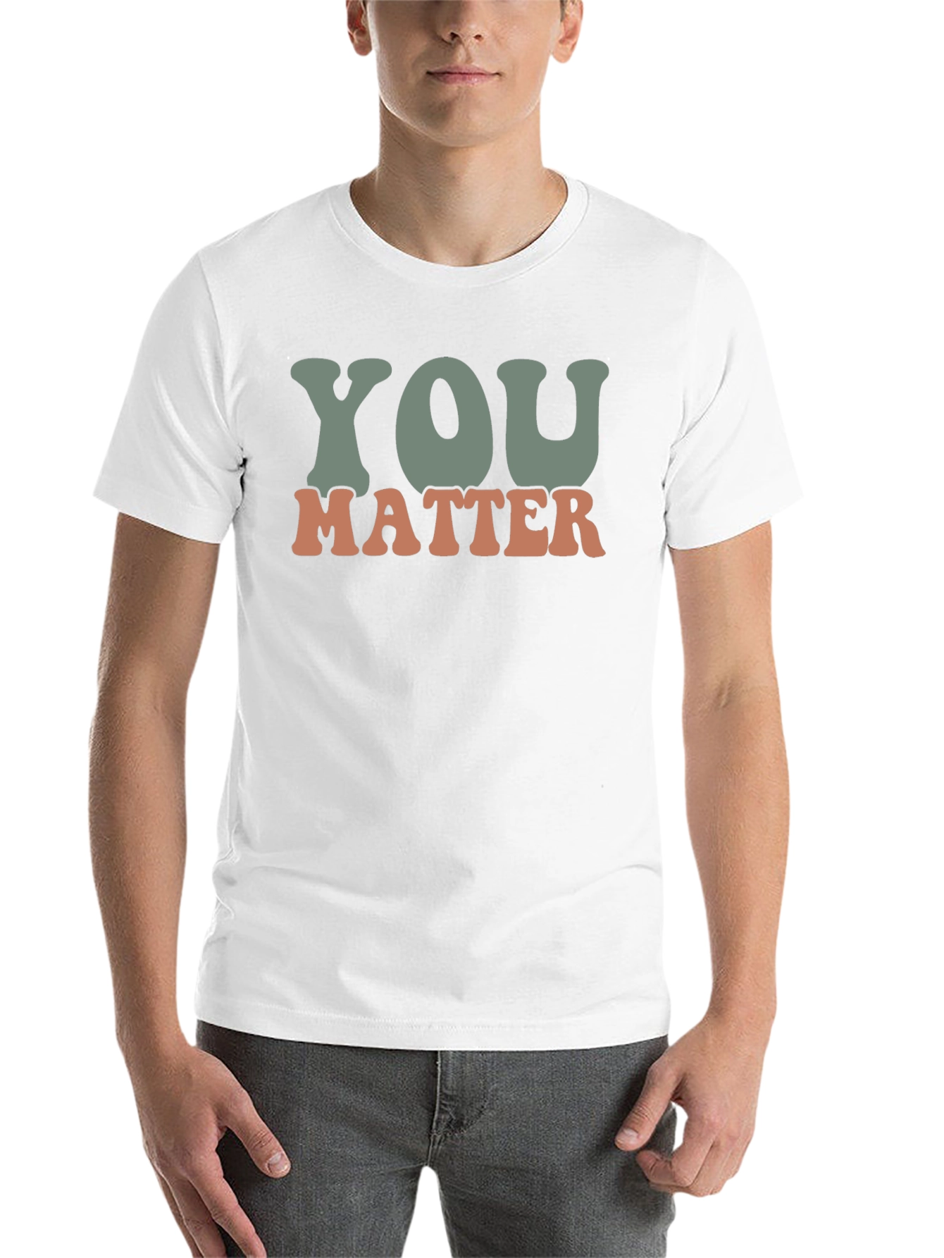 Black You Matter Graphic Tee - Positive Message T-Shirt view 14