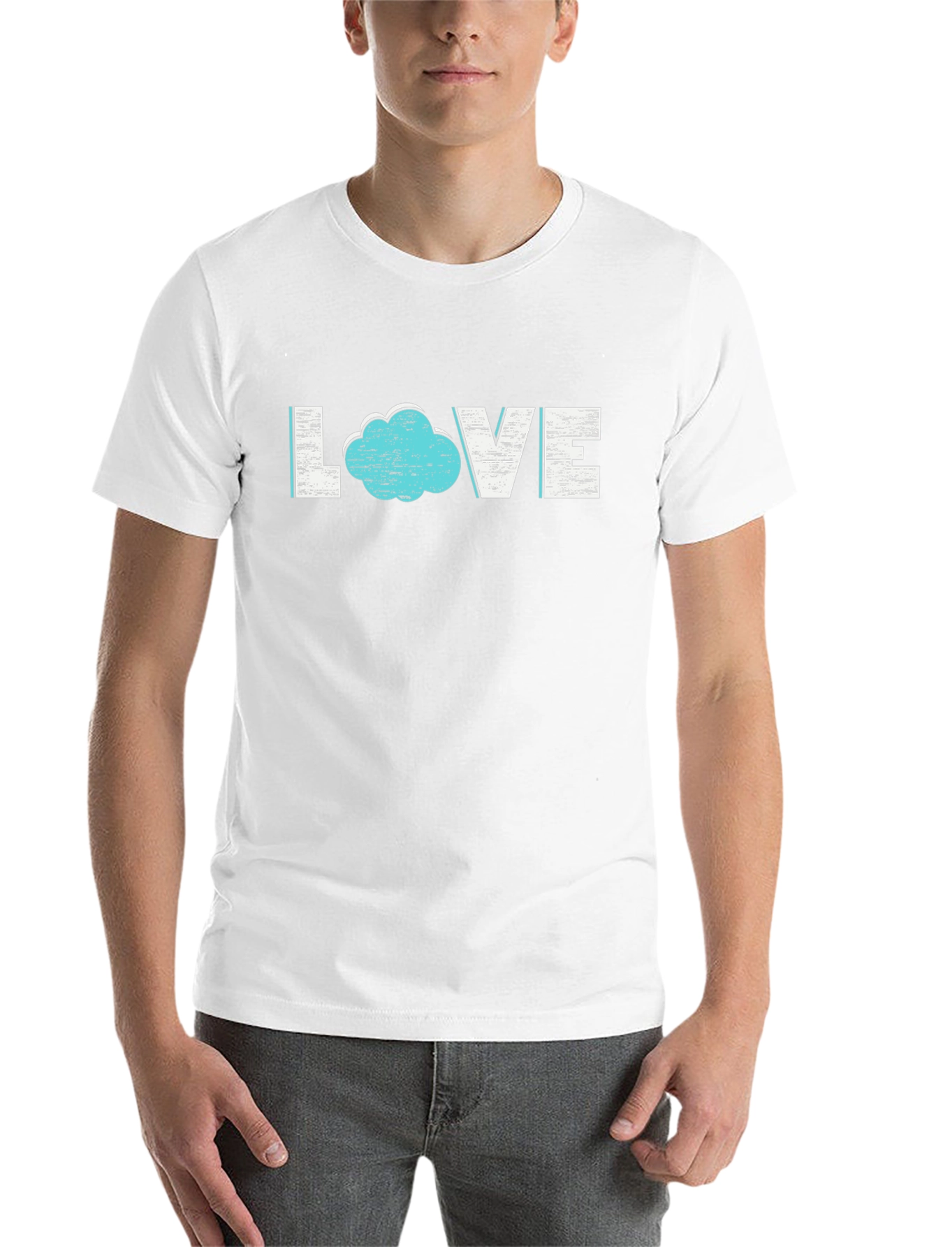 Black Cloud Love T-Shirt - Stylish Graphic Tee view 14