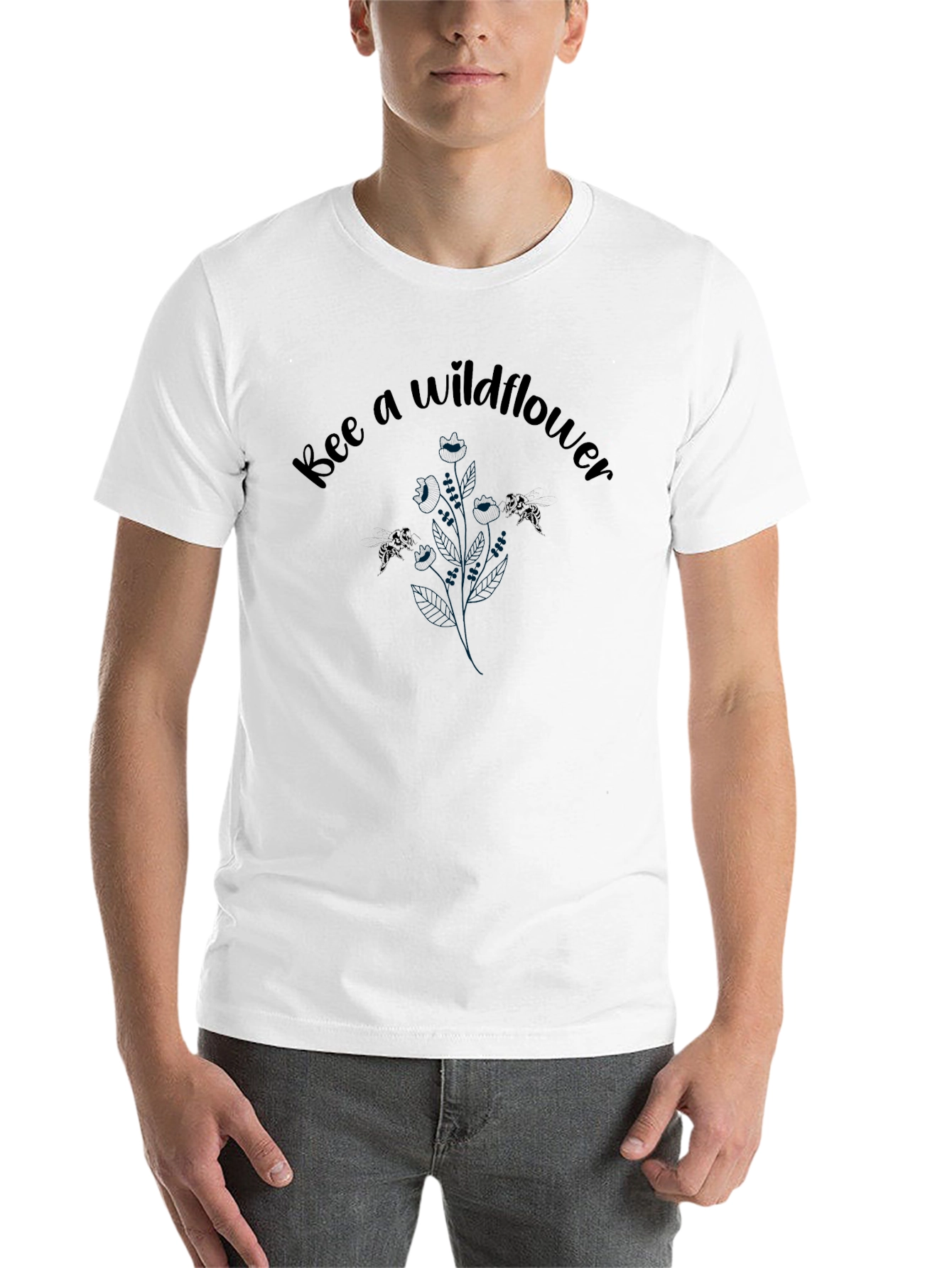 Black Bee a Wildflower Graphic Tee view 14