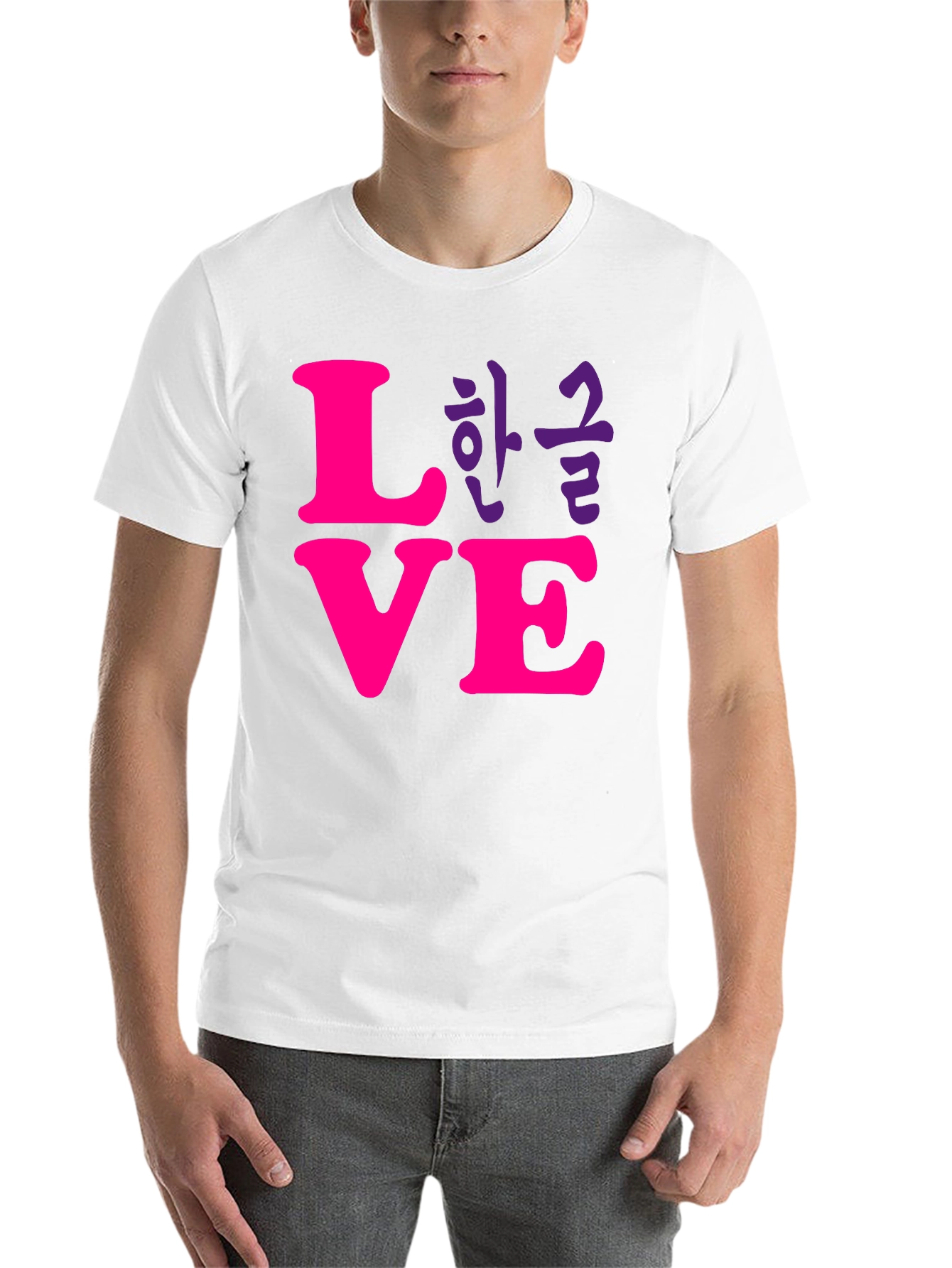 Black Love Korean T-Shirt - Stylish Graphic Tee view 14