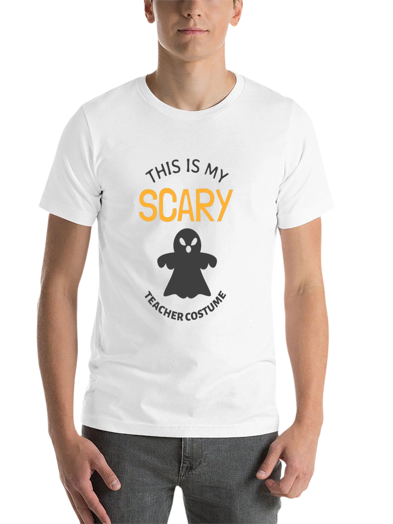 Black Scary Teacher Costume T-Shirt - Halloween Gift view 14