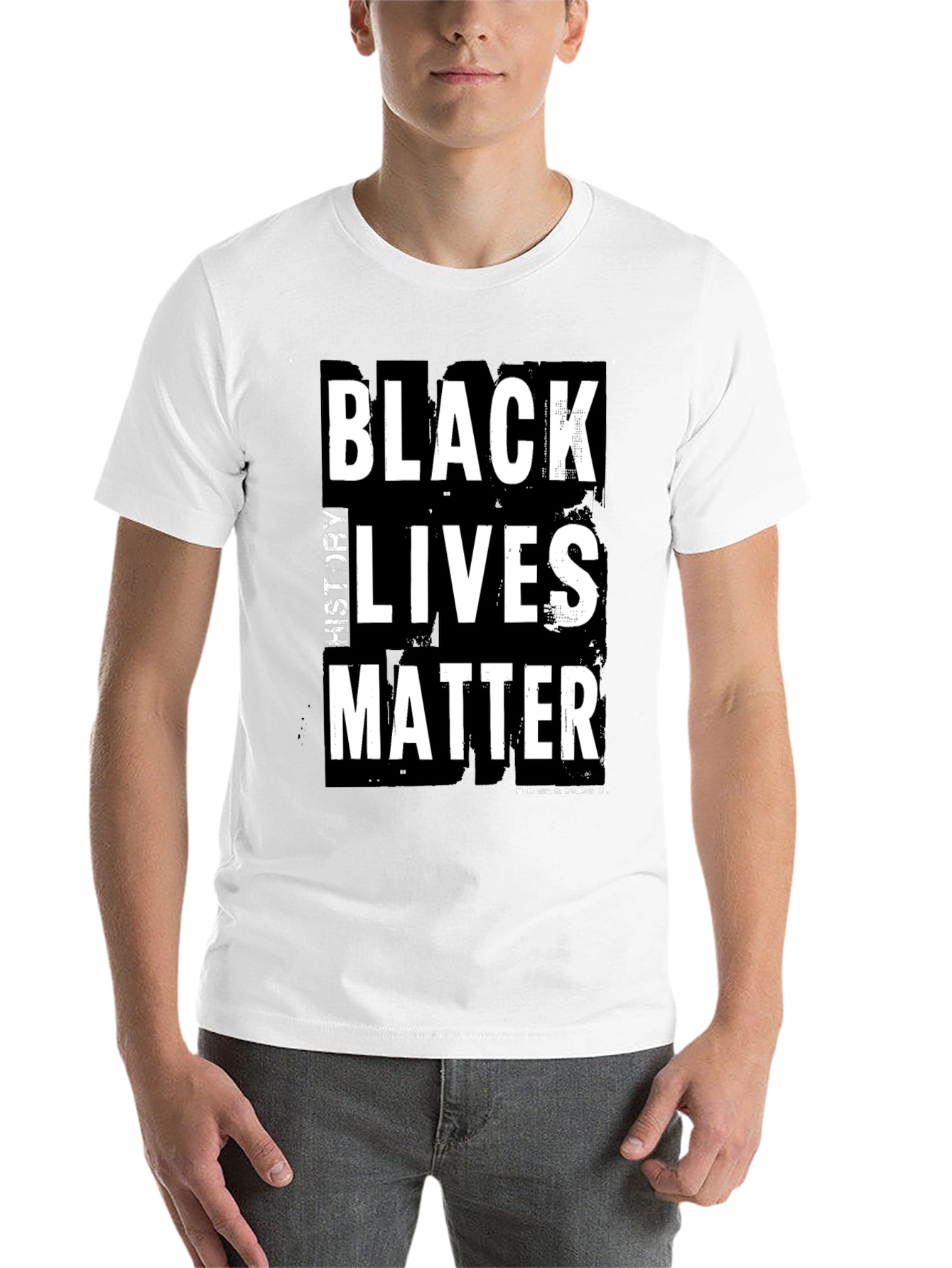 Black Black History Lives Matter Graphic T-Shirt view 14