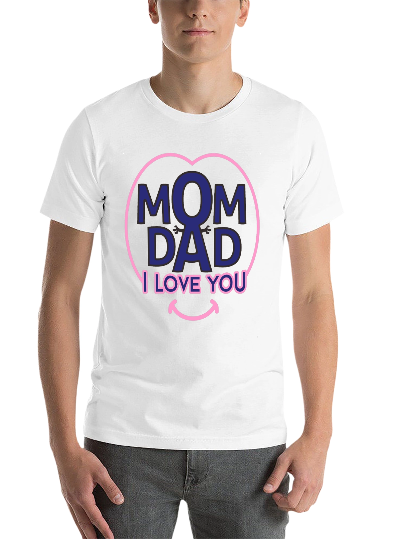 Black Mom & Dad I Love You T-Shirt view 14