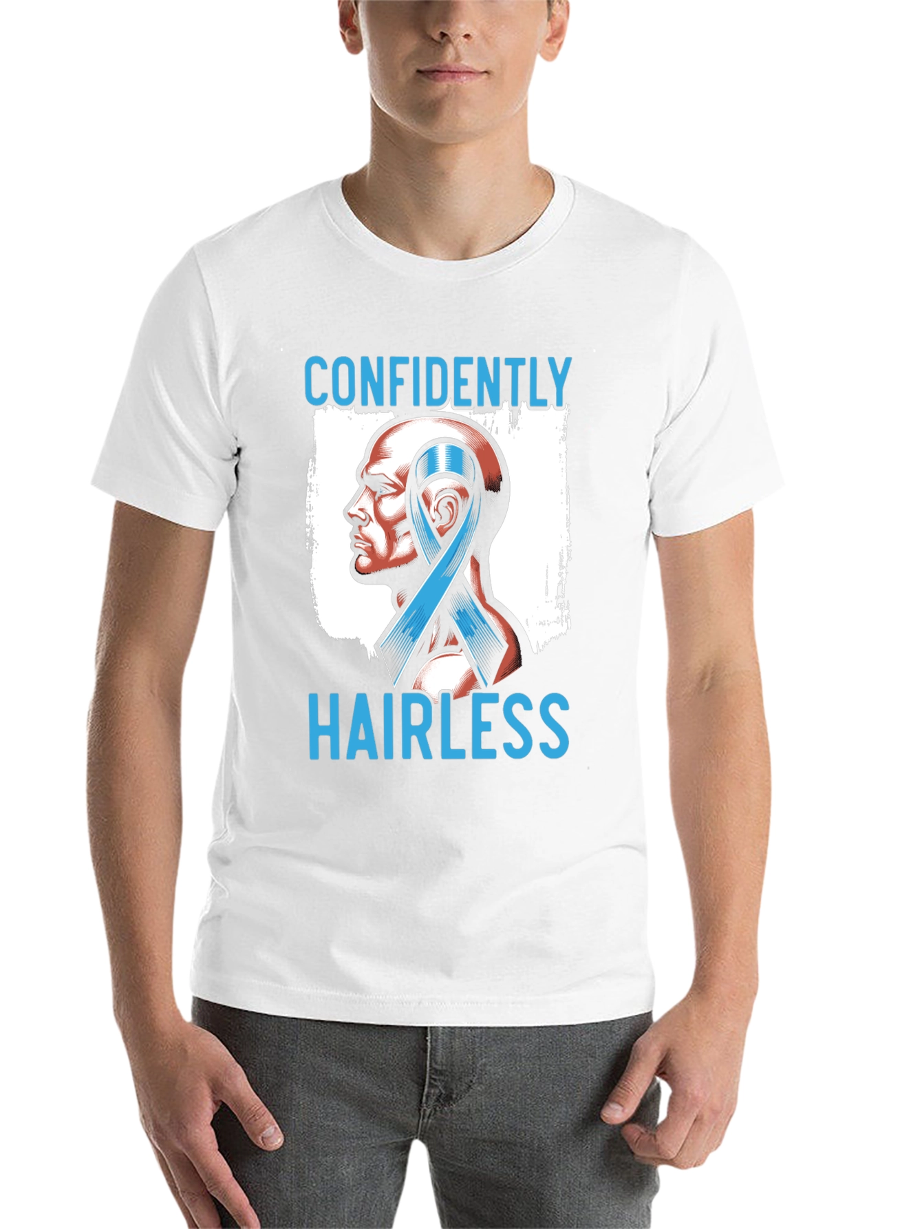 Confidently Hairless T-Shirt - Alopecia Awareness - 14