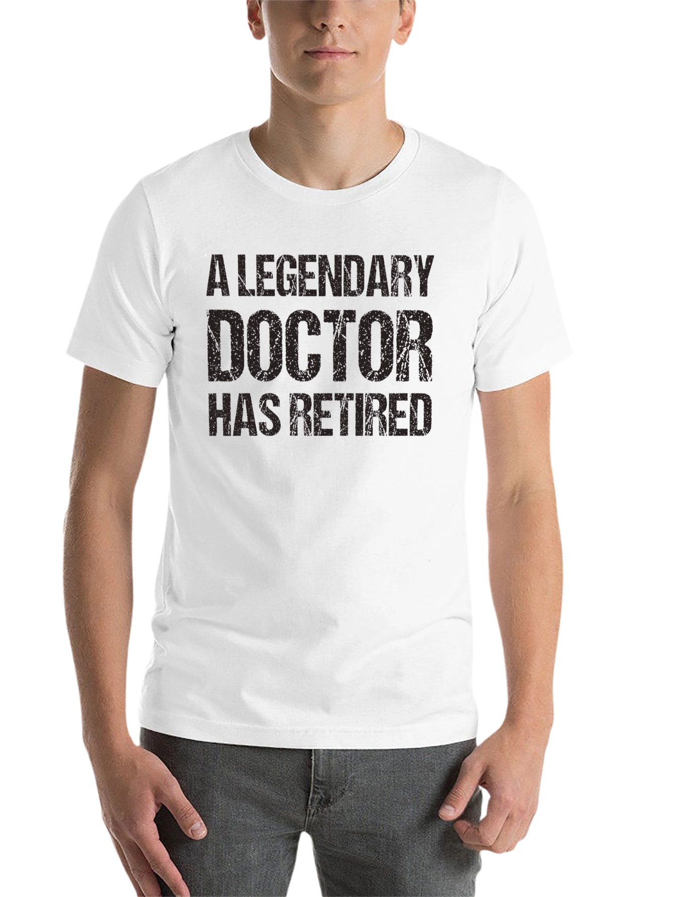 Black Legendary Doctor Retired Graphic T-Shirt view 14