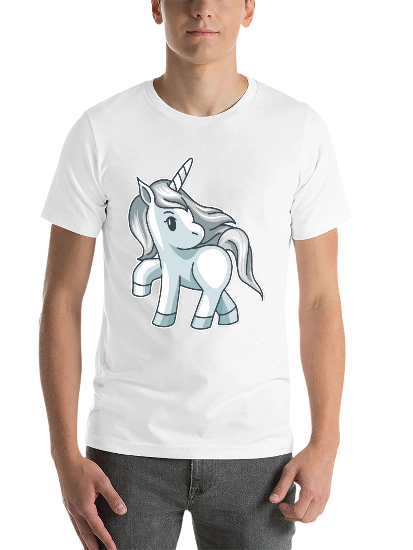 Black Unicorn Graphic Black T-Shirt view 14