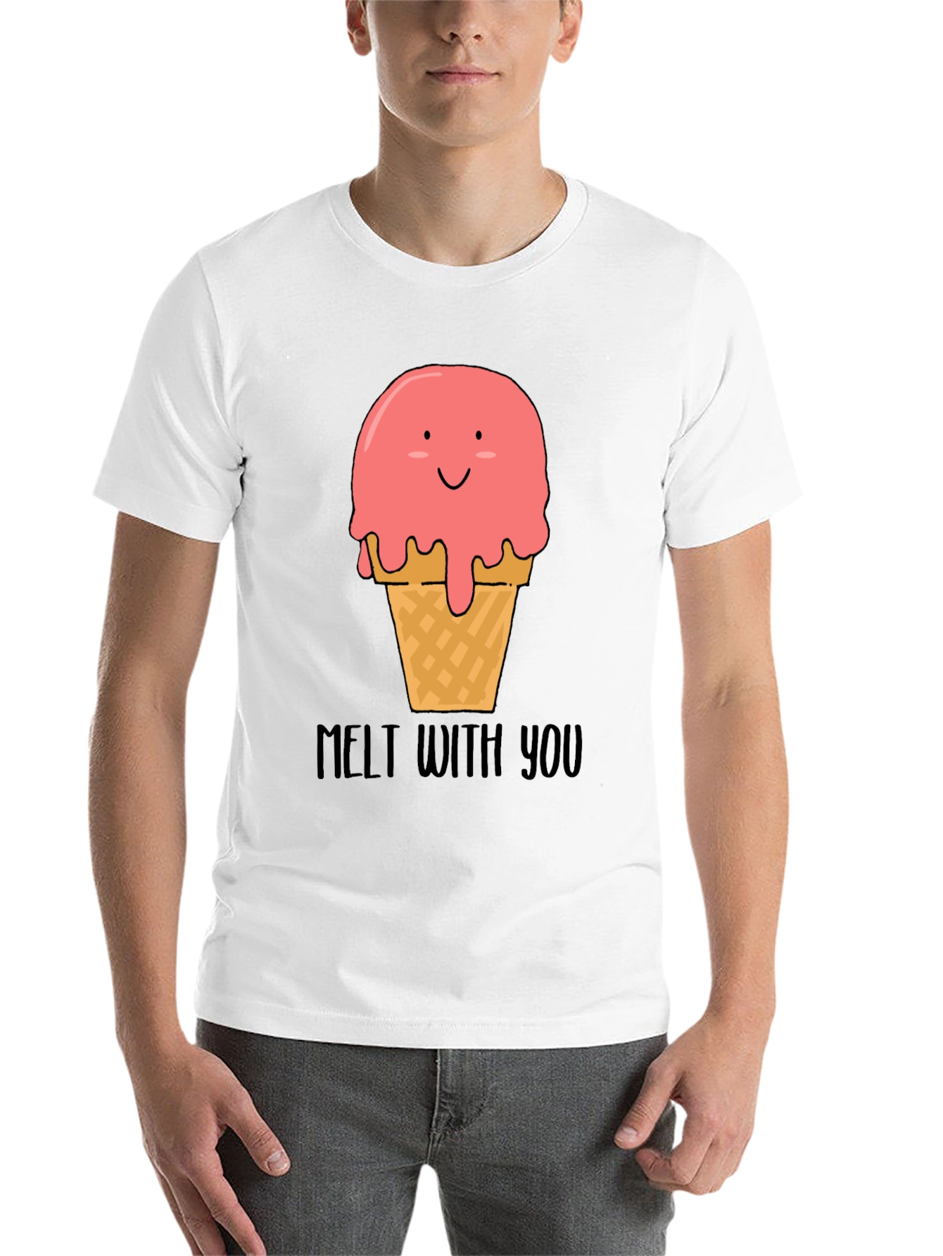 Black Melt With You Ice Cream Graphic Tee view 14