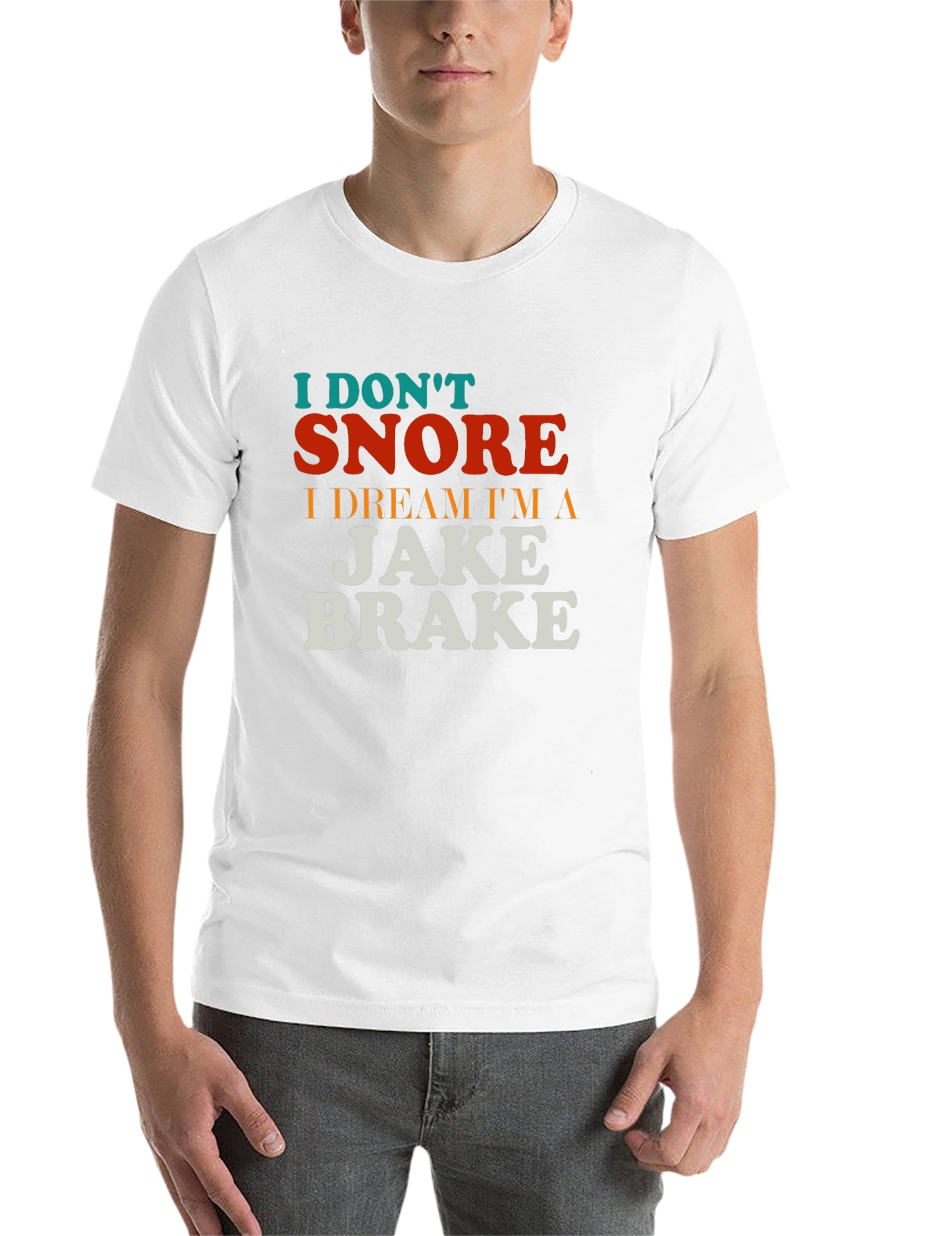 Black I Don't Snore T-Shirt - Funny Trucker Tee view 14