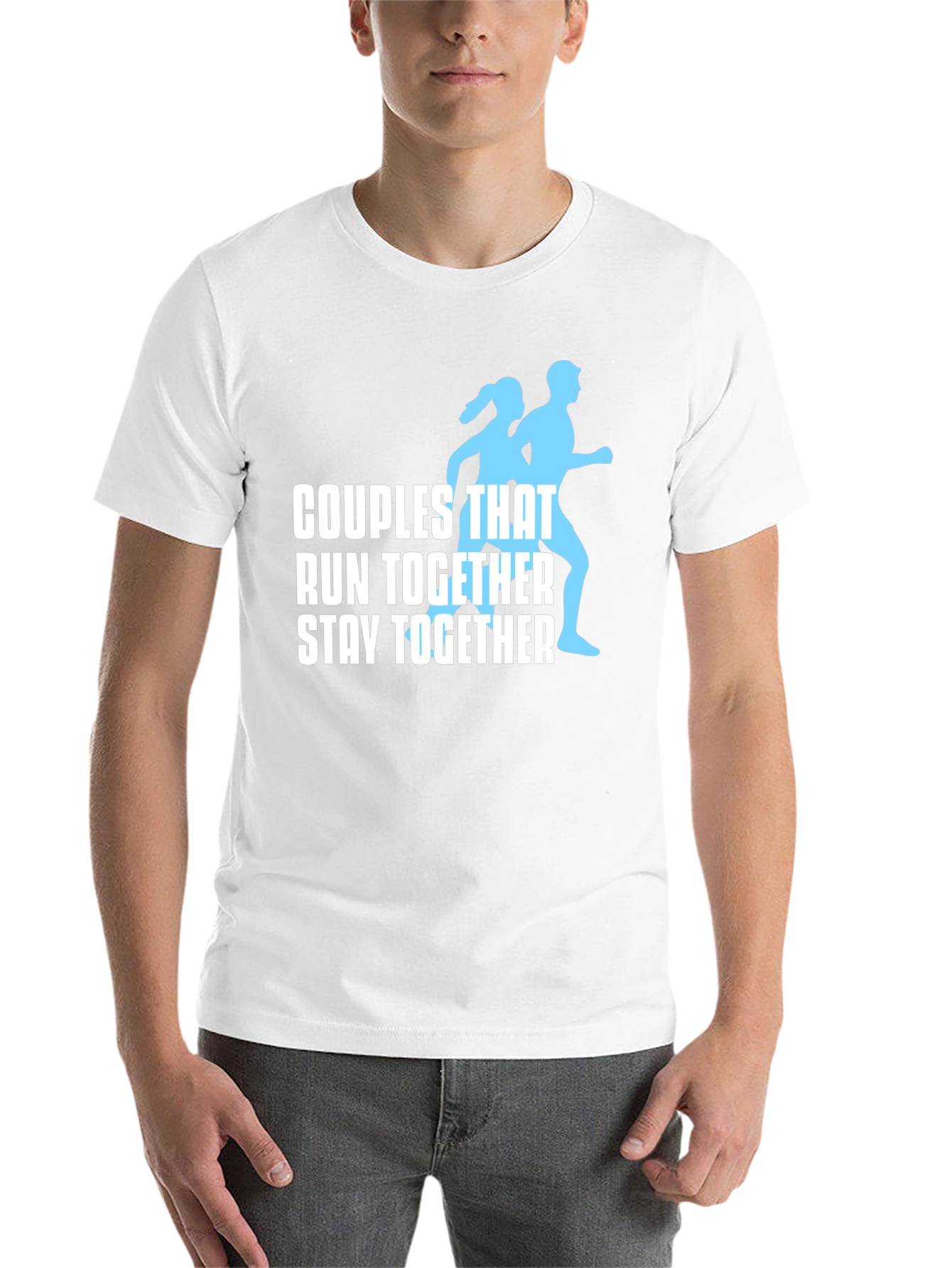 Black Couples That Run Together Stay Together T-Shirt view 14