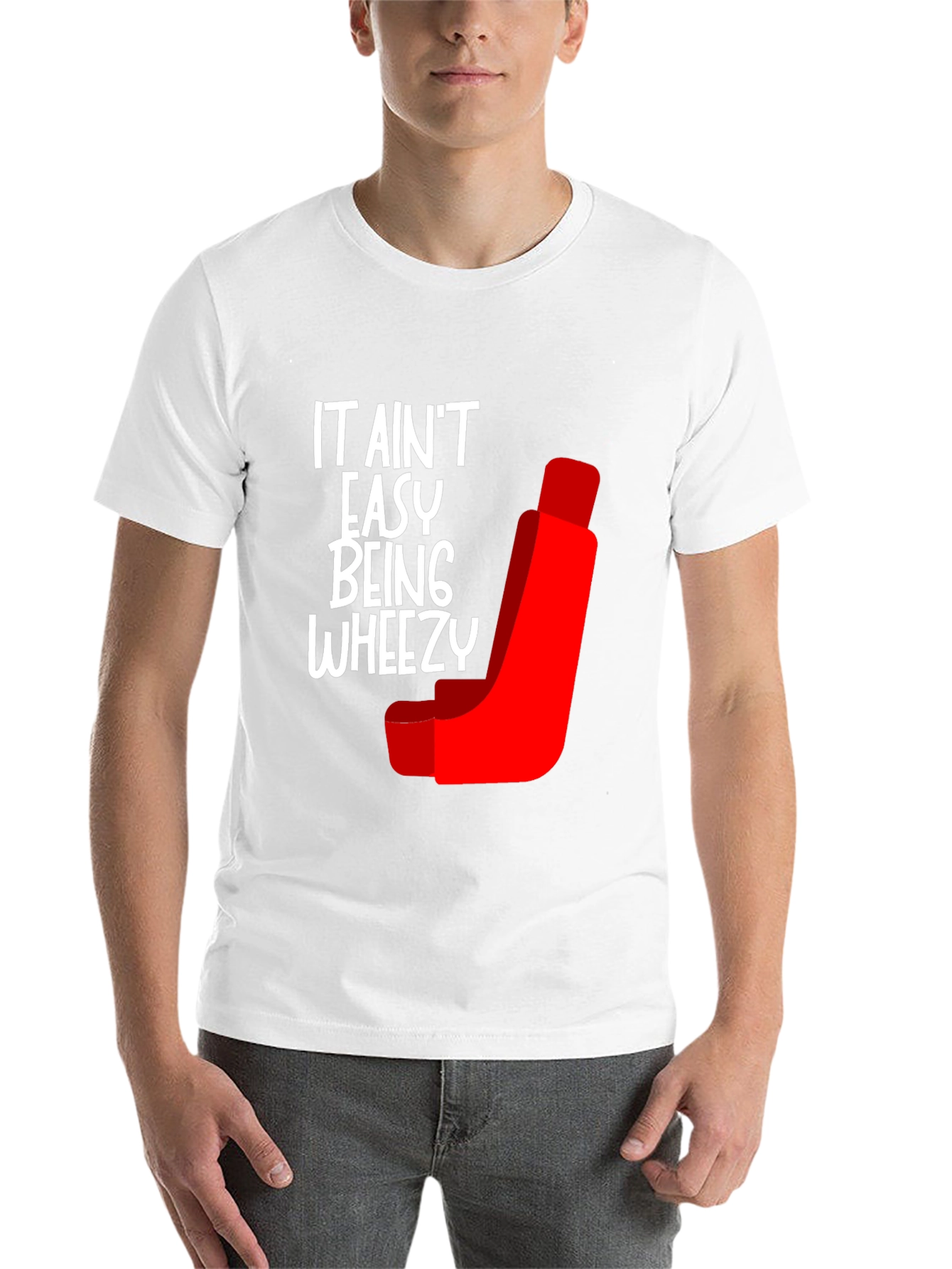 Black It Ain't Easy Being Wheezy Graphic Tee view 14