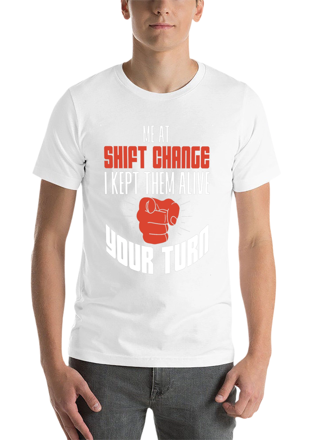 Black Shift Change T-Shirt I Kept Them Alive Your Turn view 14