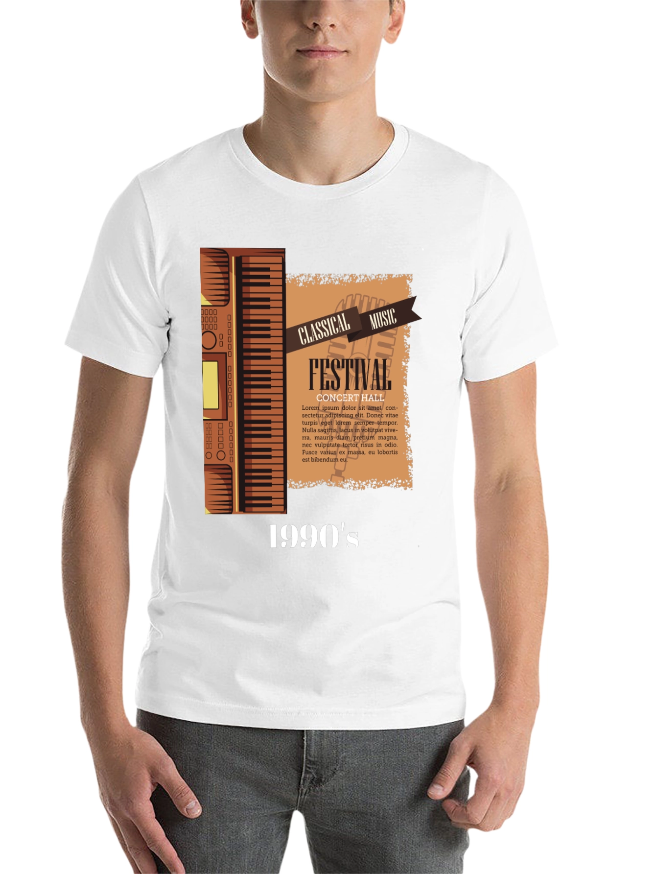 Black Classical Music Festival 1990's Graphic Tee view 14