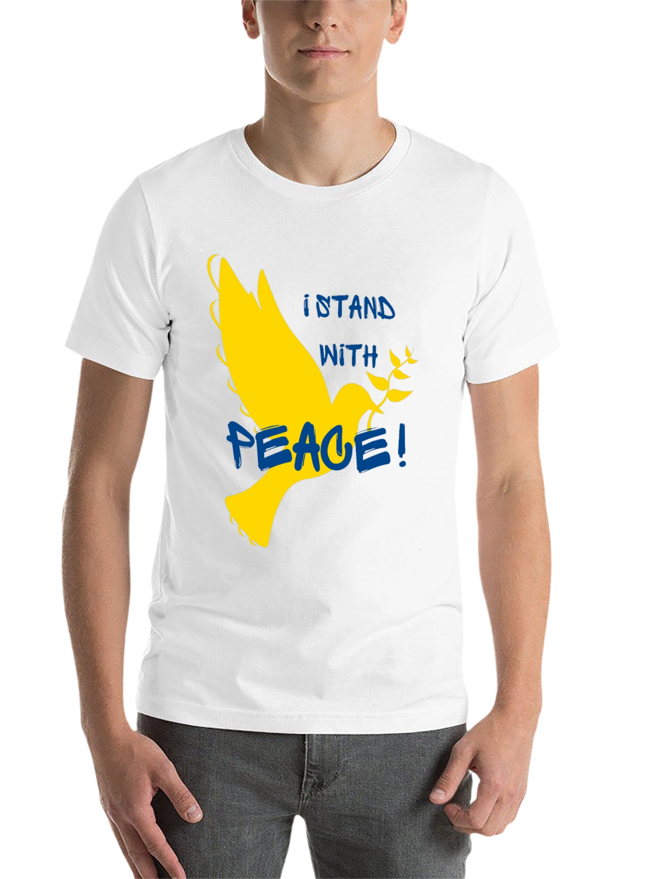 Black Stand With Peace T-Shirt view 14