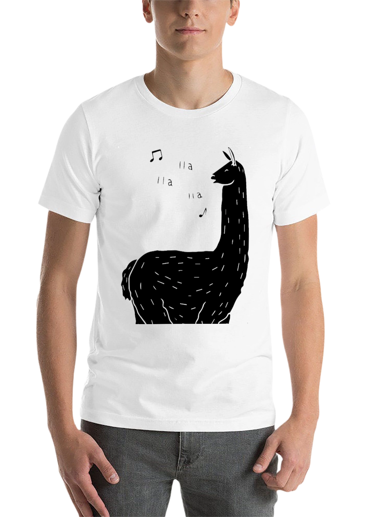 Black Llama Music Graphic Tee view 14