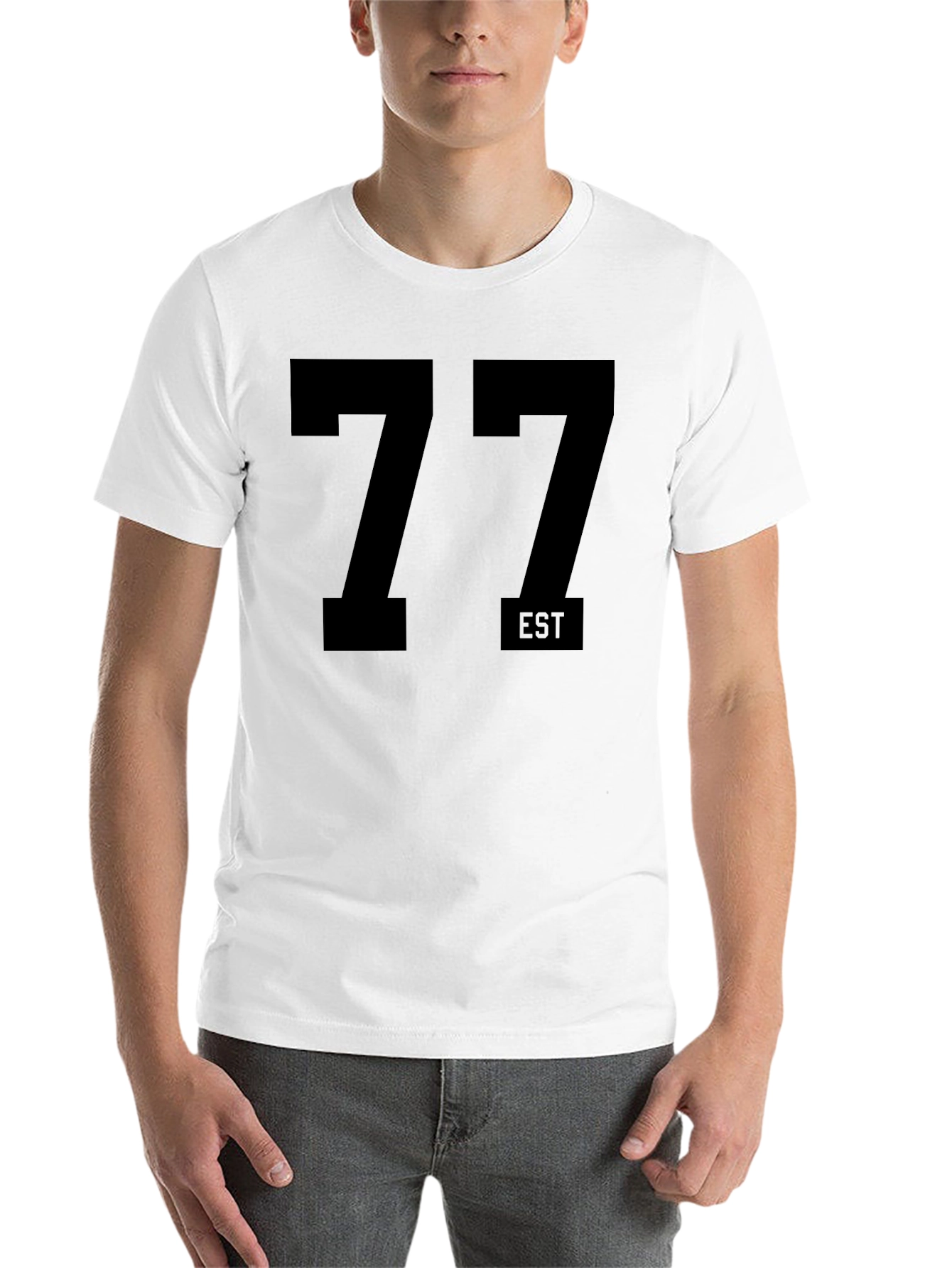 Black EST 77 Black Graphic Tee view 14