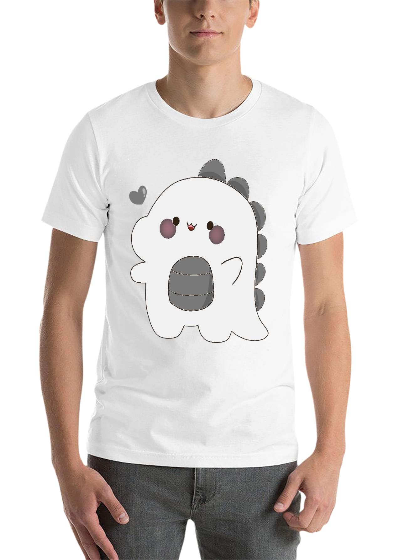 Black Kawaii Dinosaur Graphic Tee - Trendy Black T-Shirt view 14