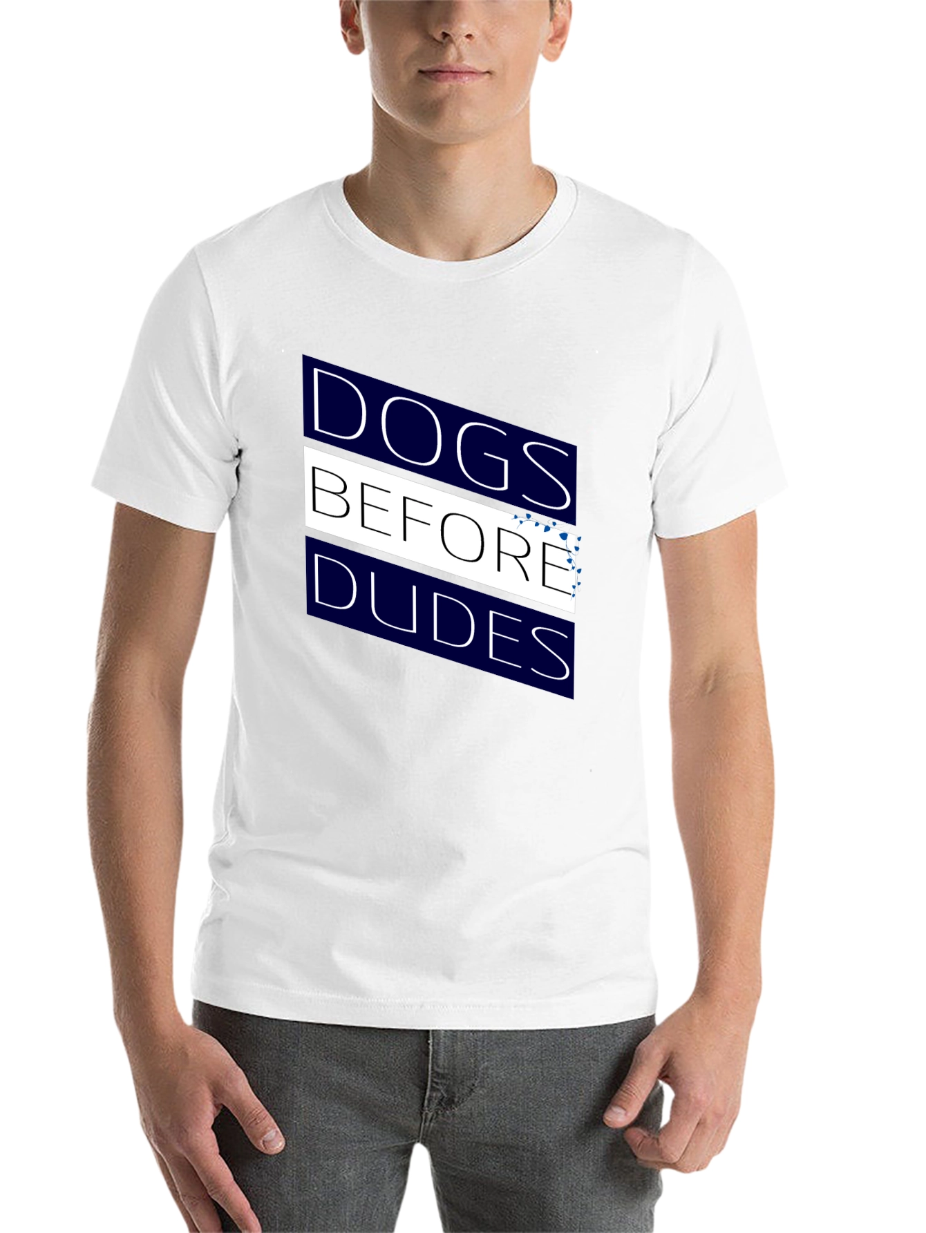 Dogs Before Dudes Graphic T-Shirt - 14