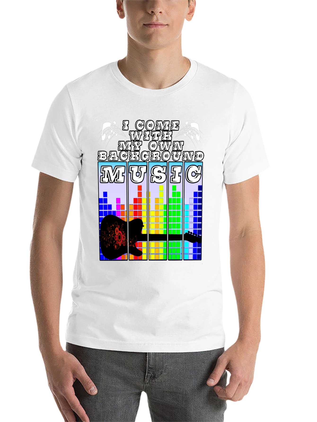 Black Music Lover's Graphic T-Shirt view 14