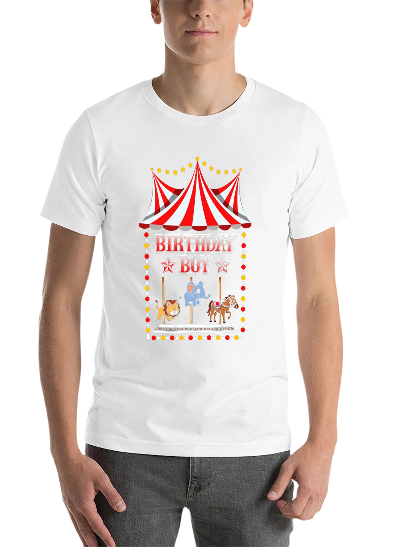Black Birthday Boy Circus T-Shirt view 14