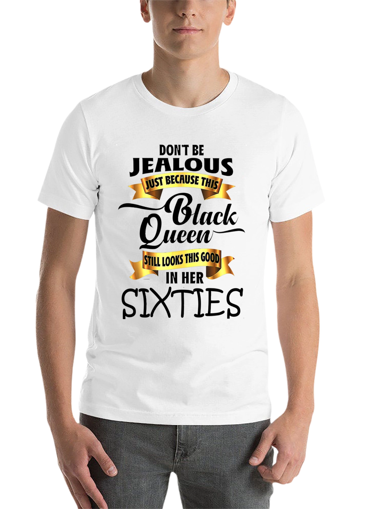 Black Black Queen Sixties T-Shirt - Don't Be Jealous view 14